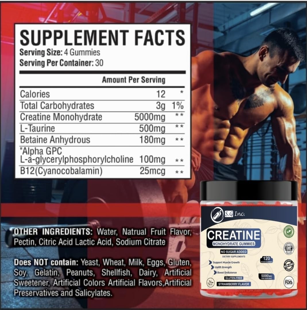 sugar-free-creatine-monohydrate-gummies-for-muscle-support---pre-workout-energy-boost---strawberry-flavored---120-gummies-for-men-women-by-sg-inc-2