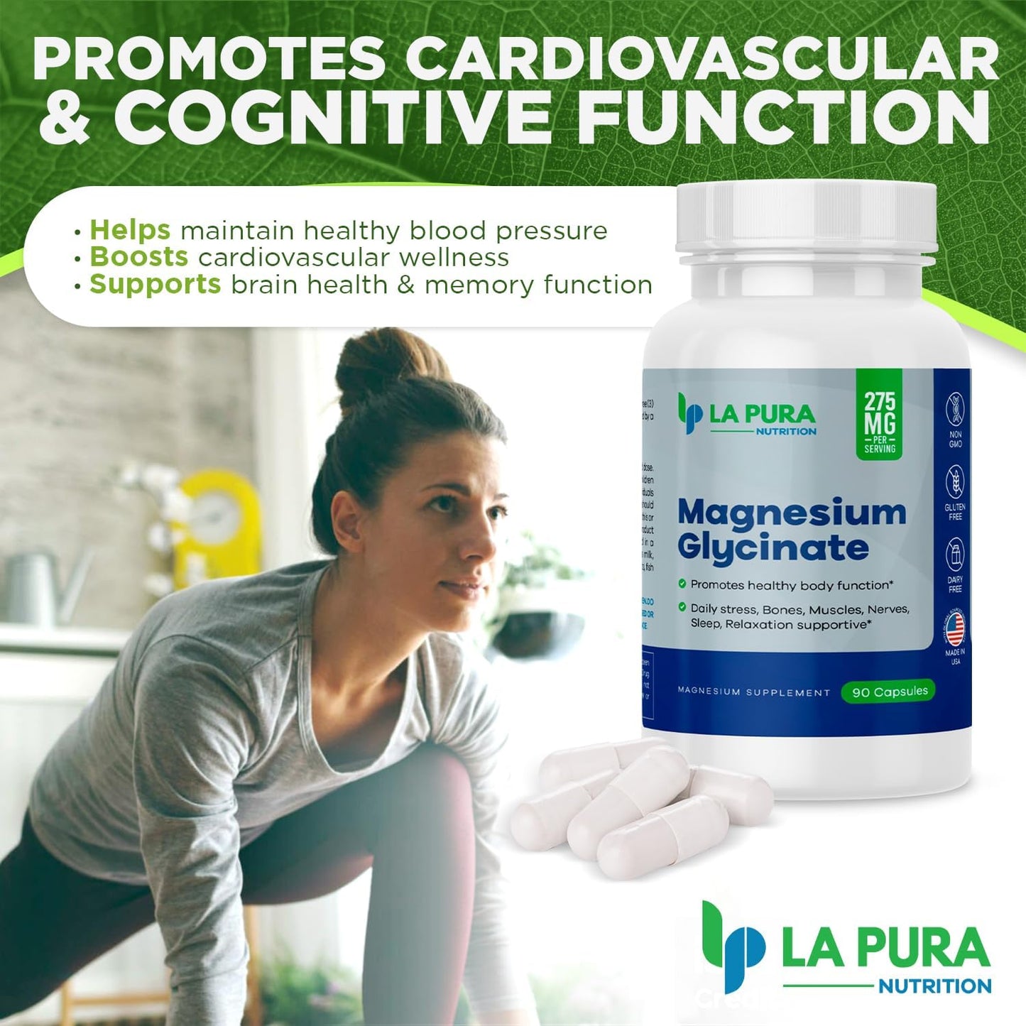 lapura-magnesium-glycinate-275mg-capsules---stress-relief-sleep-aid---supports-bones-muscles-nerves-heart-brain---non-gmo-gluten-free---90ct-6
