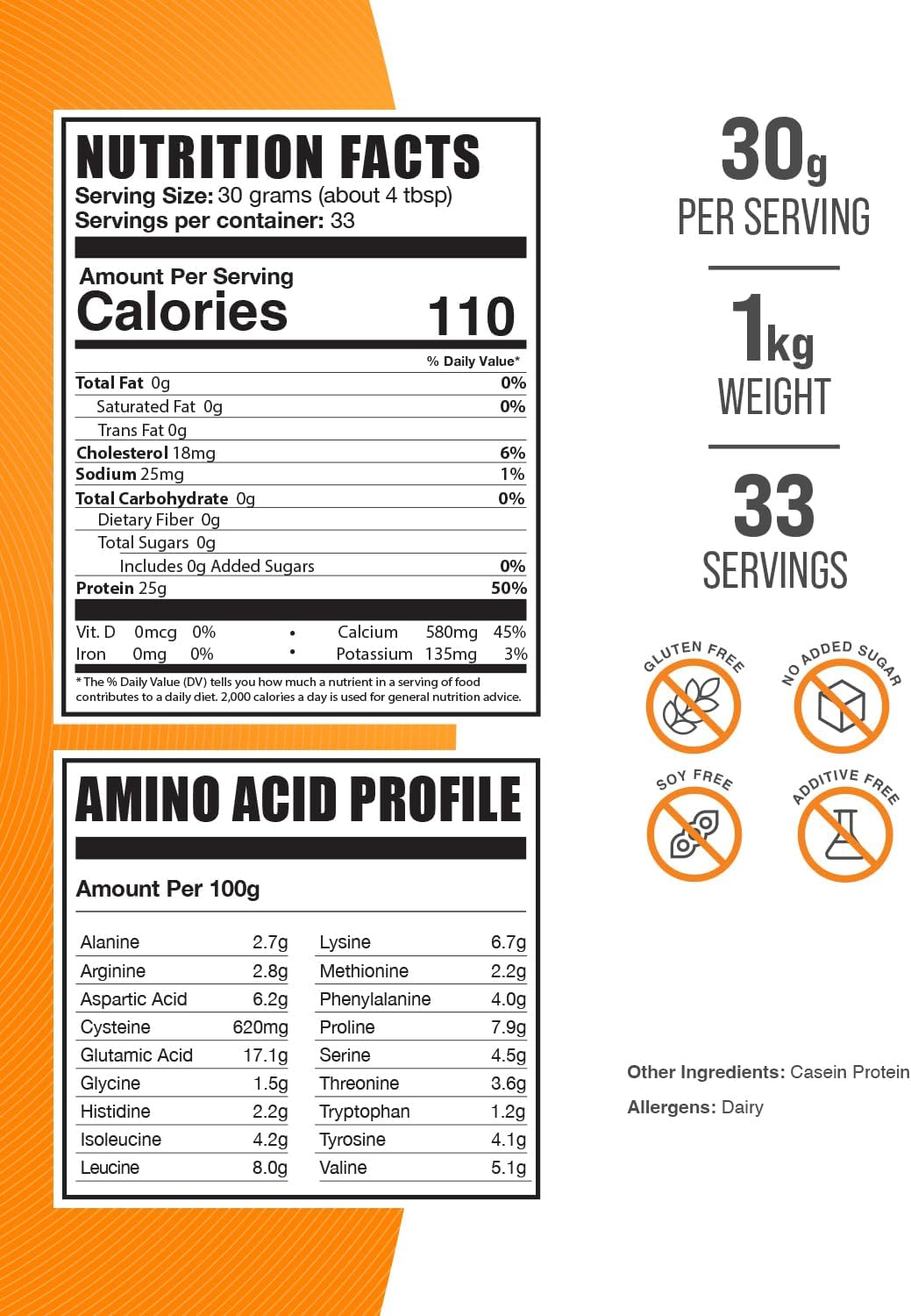 casein-protein-powder---micellar-casein-powder-gluten-soy-free-30g-per-serving-1kg-22-lbs---bulk-size-2