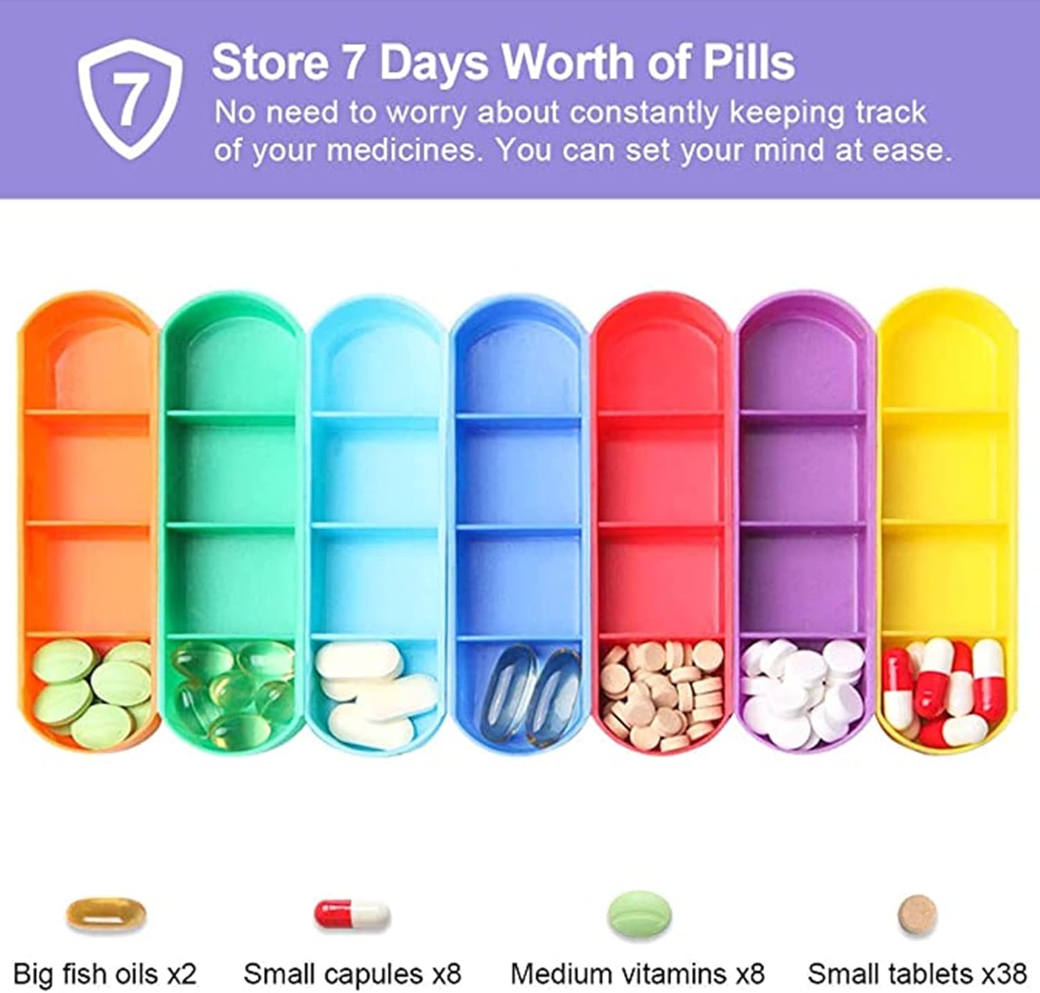 absok-weekly-stackable-pill-organizer-with-4-times-a-day-compartments---morning-noon-evening-bedtime---7-stackable-boxes-4