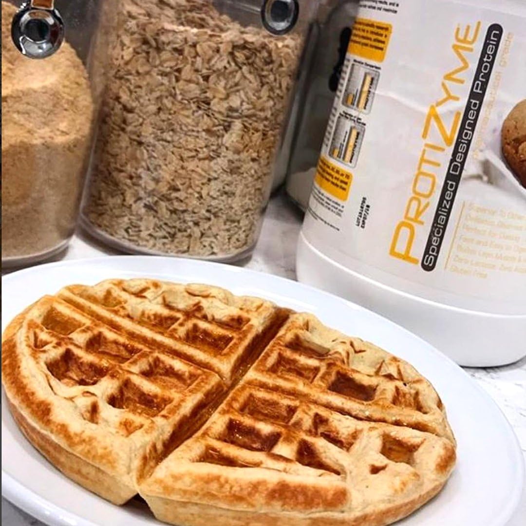 protizyme-banana-creme-whey-protein-powder---high-protein-low-carb-low-fat-with-digestive-enzymes---2-pound-container---includes-24-essential-vitamins-and-minerals-5