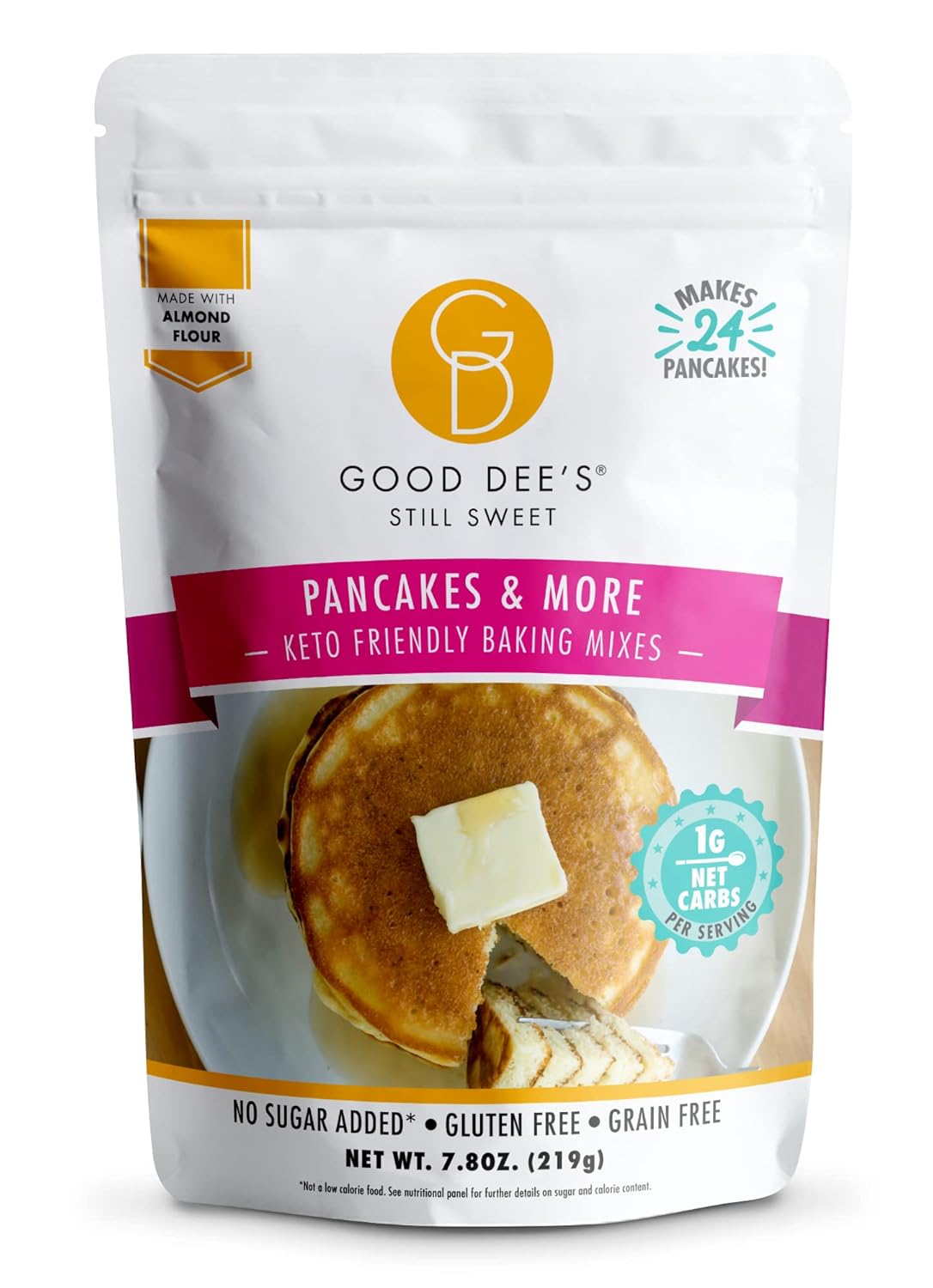 good-dees-pancake-waffle-scone-mix---low-carb-keto-baking-mix-1g-net-carbs-20-pancakes---sugar-free-gluten-free-grain-free-dairy-free-soy-free---diabetic-atkins-weight-watchers-friendly-1