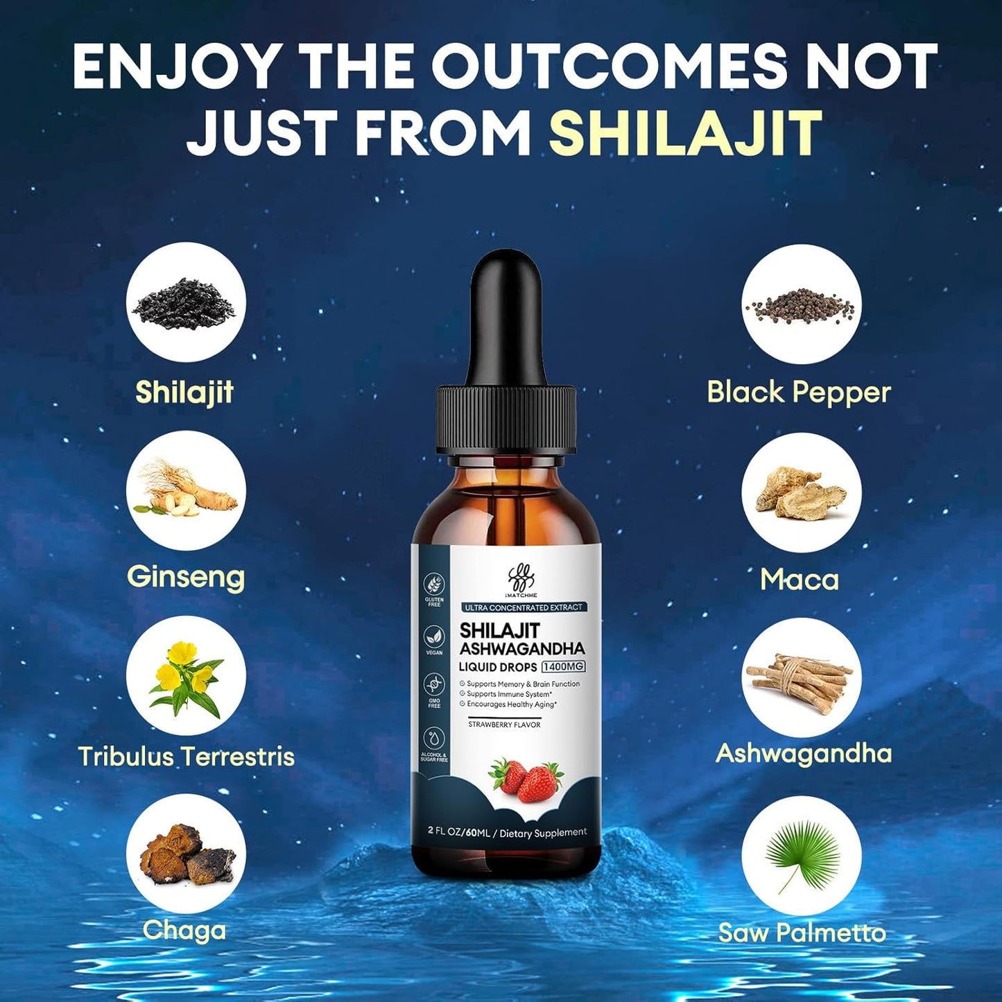 imatchme-shilajit-liquid-drops---1400mg-with-ashwagandha-for-energy-and-immune-support---mens-energy-booster---sugar-free---strawberry-flavor---2-fl-oz-3