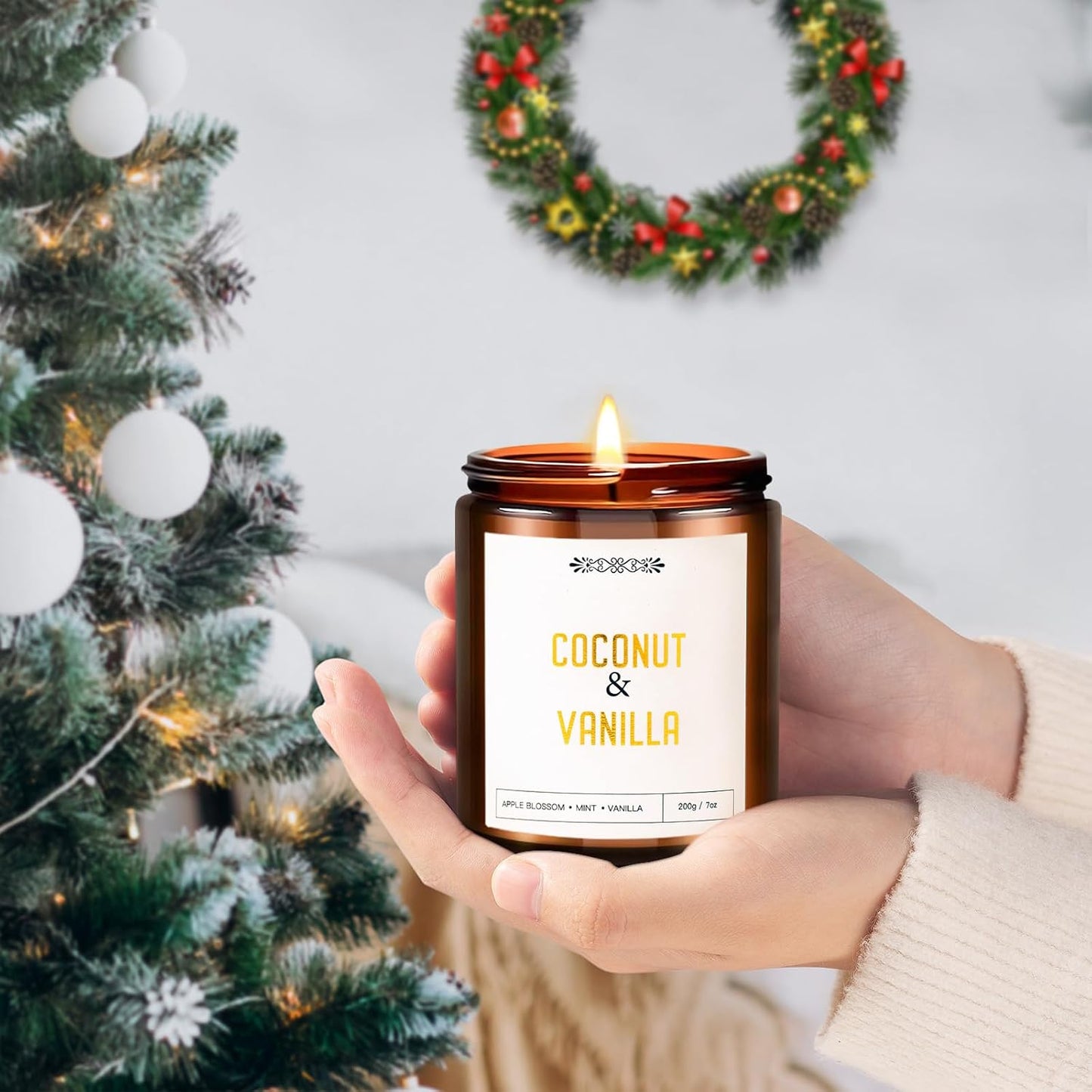 6-pack-yinuo-scented-candle-gift-set-for-women---42oz-330-hour-burn-time---natural-soy-wax-amber-jar-candles-for-birthday-valentine-anniversary-christmas---aromatherapy-home-fragrance-8