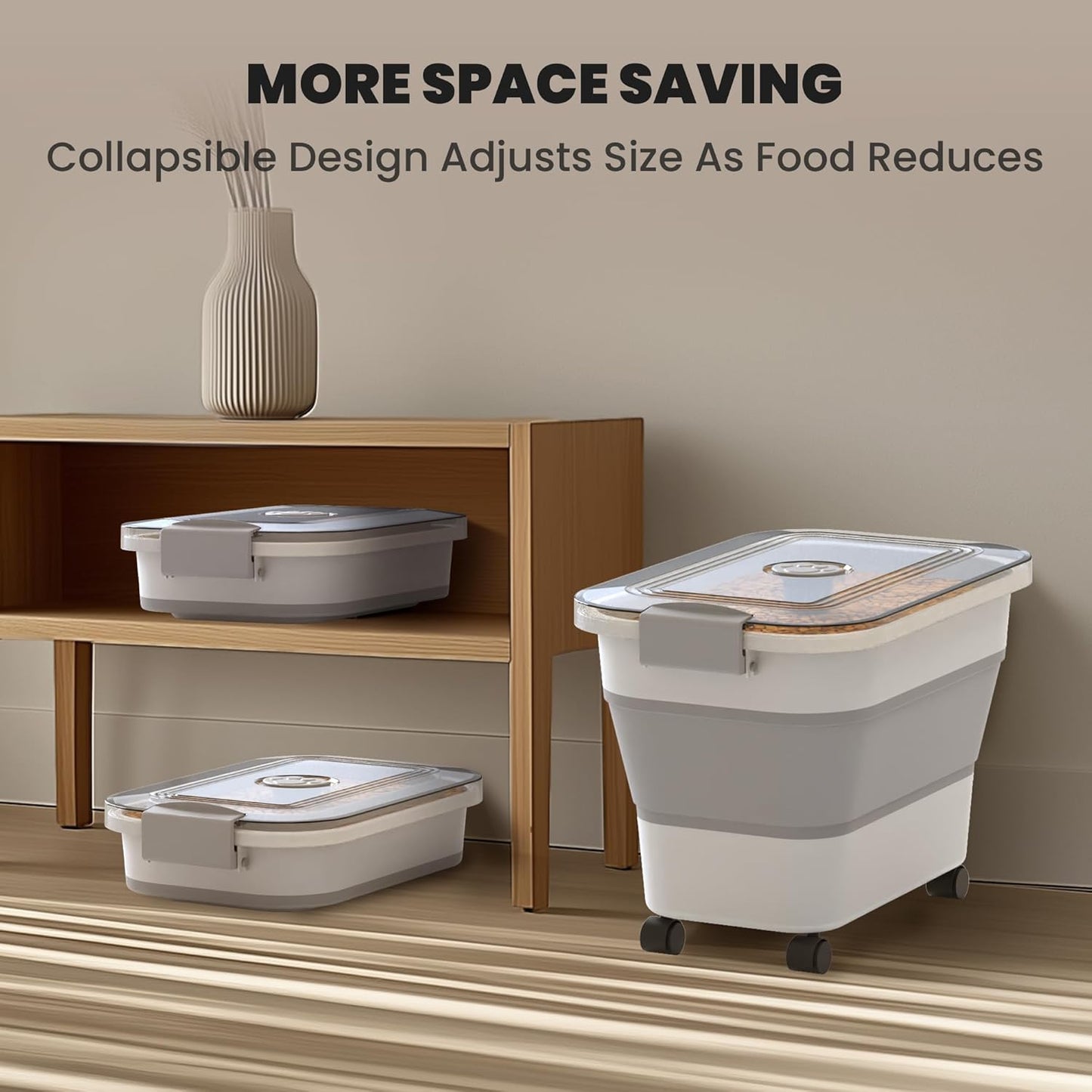 collapsible-dog-food-storage-container-with-airtight-lid---20-23-lbs-capacity---multifunctional-pet-food-container-for-dogs-and-cats---includes-scoop-and-bowl-7