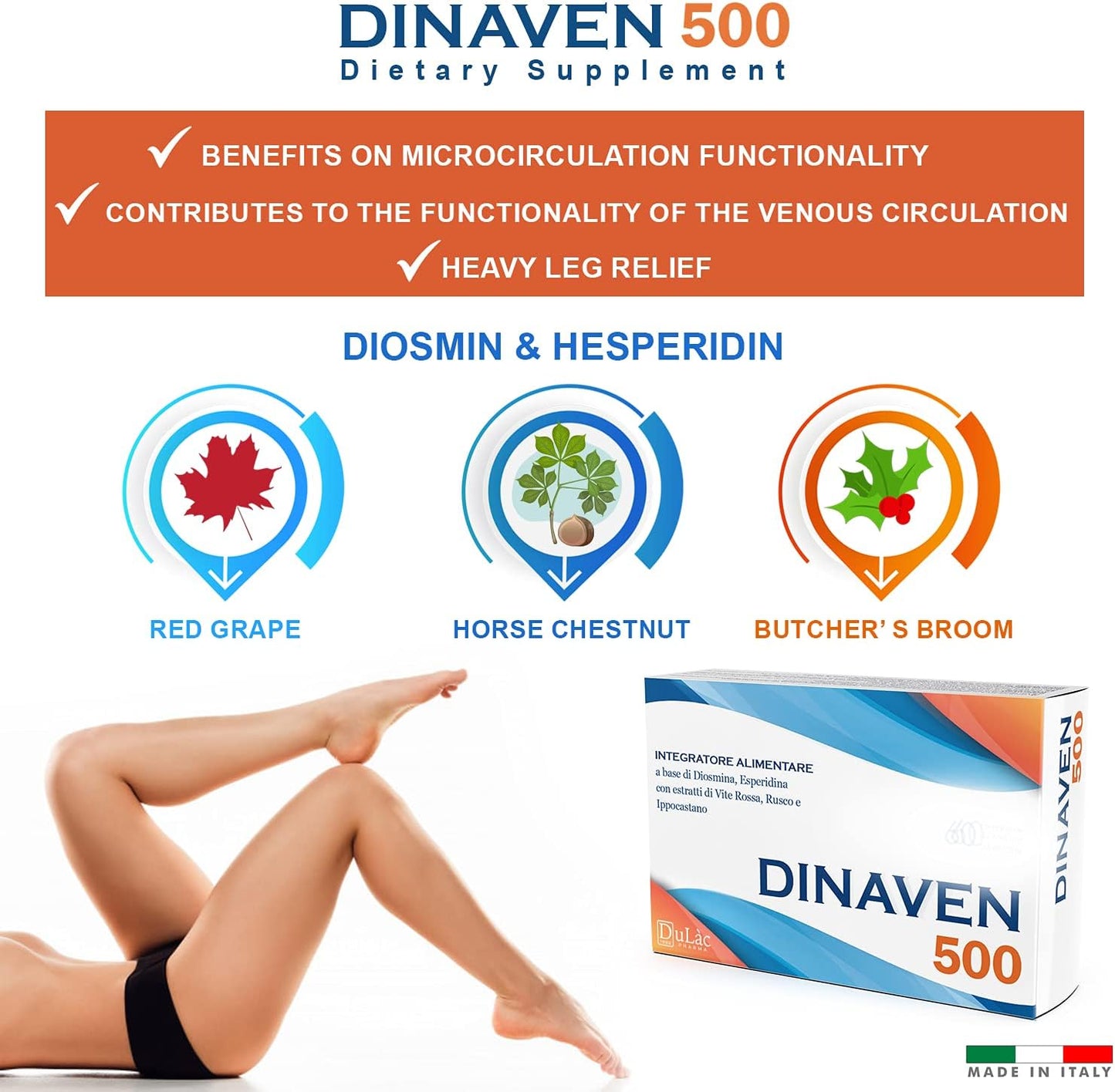 dulc-farmaceutici-1982-diosmin-hesperidin-500mg-supplement-60-tablets---butchers-broom-horse-chestnut-grape-seed---made-in-italy-4
