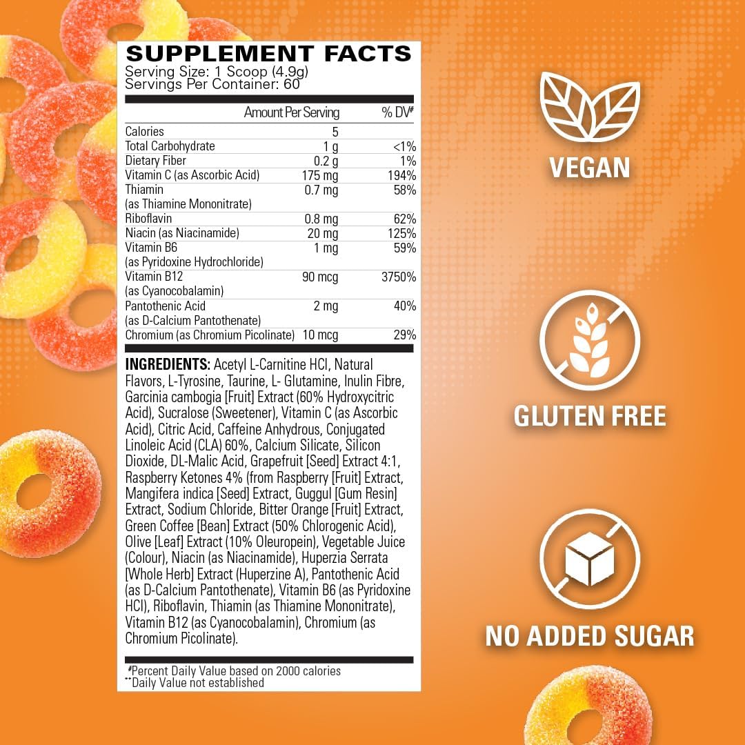 ehp-labs-oxyshred-peach-candy-rings-pre-workout-powder---energy-boost-drink-with-l-glutamine-acetyl-l-carnitine-60-servings-2