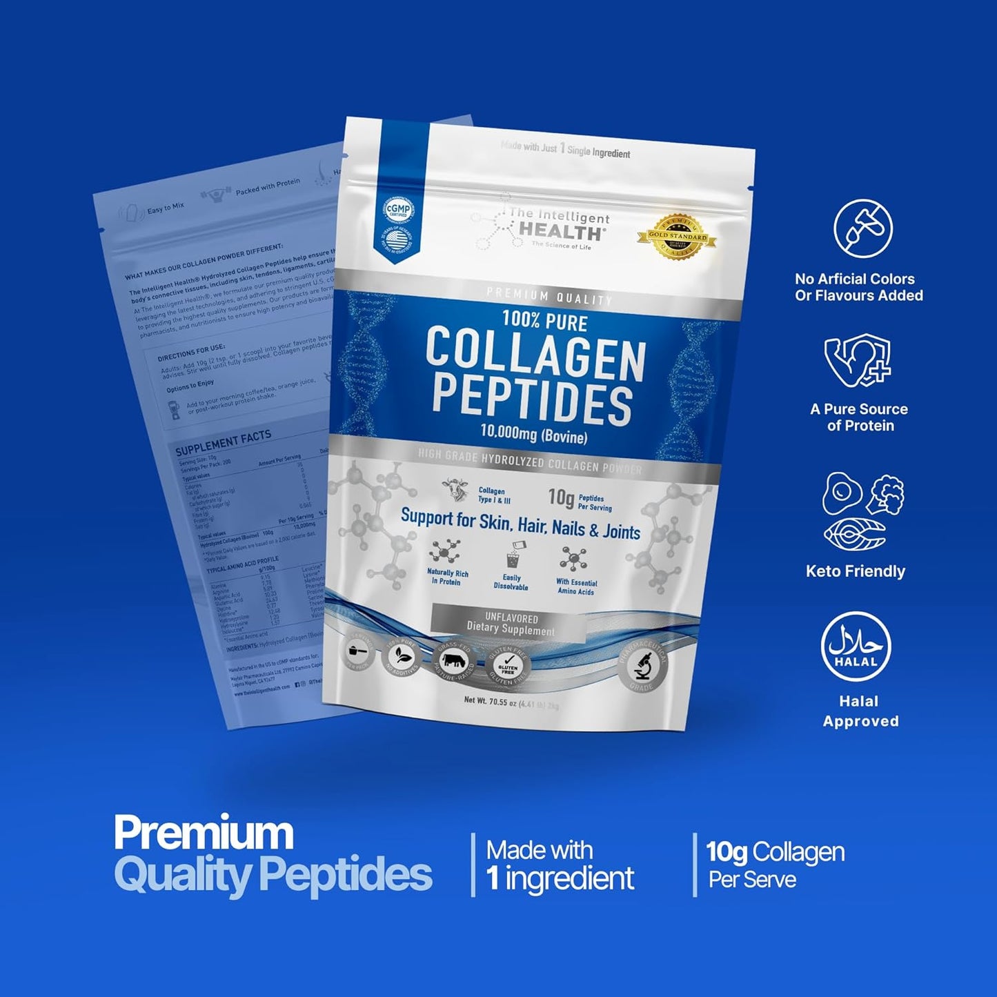 high-protein-hydrolyzed-collagen-peptides-powder---grass-fed-unflavored-gluten-free---20g-per-serving-2kg---supports-skin-hair-nails-joints-bones---paleo-keto-friendly-6