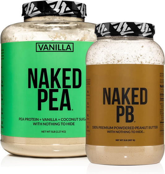bundle-of-naked-nutritions-dairy-free-protein-5lb-vanilla-pea-protein-and-2lb-naked-peanut-butter-protein-1