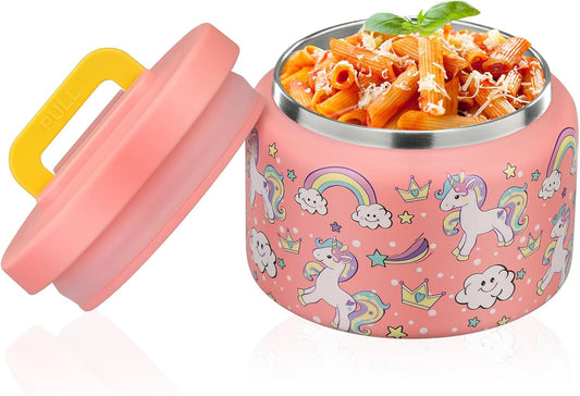 8oz-kids-thermo-stainless-steel-lunch-container-for-hotcold-food---easy-open-wide-mouth-perfect-for-preschool-travel---pink-unicorns-1