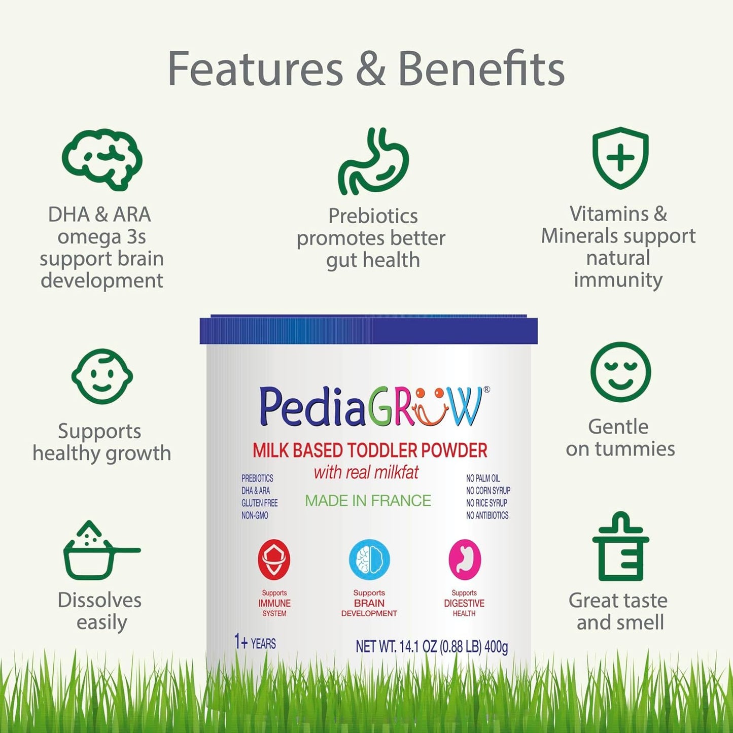 pediagrow-grass-fed-french-toddler-milk-powder-with-dha-iron-prebiotics---non-gmo-gluten-free-nutritional-drink-for-ages-1-years---growth-immune-support-2