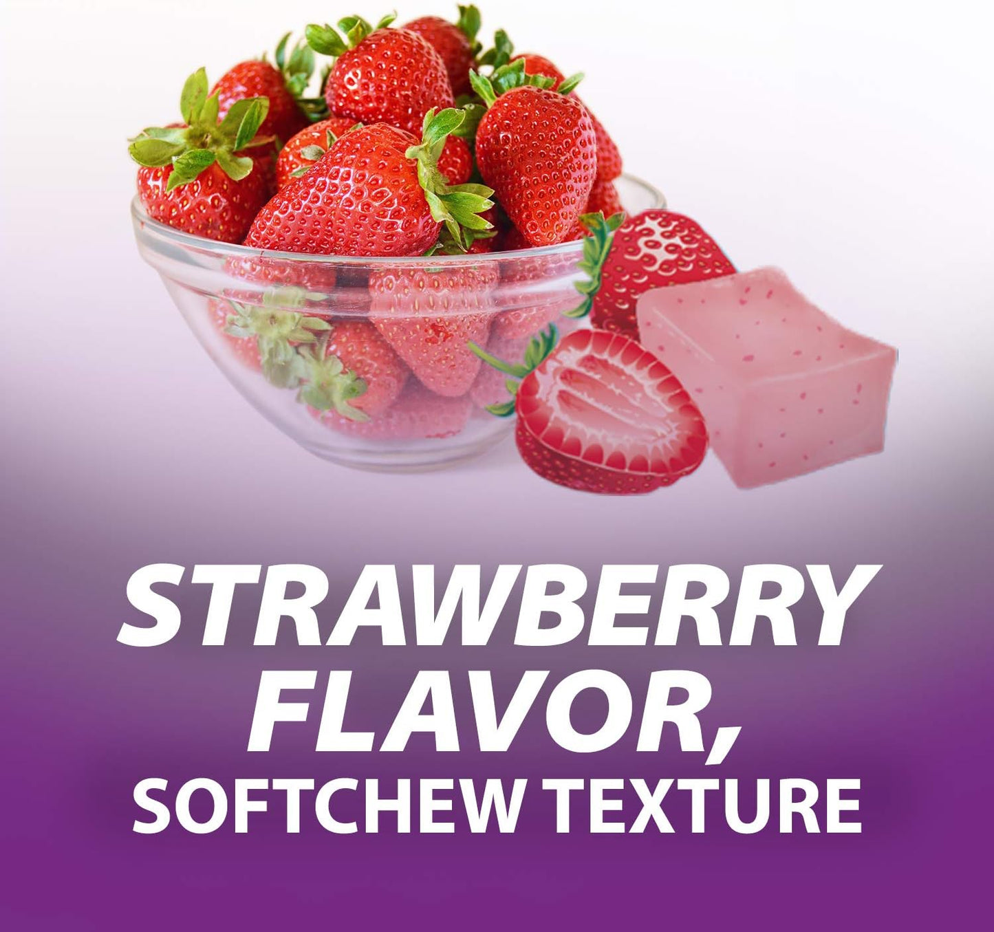 Rolaids Ultra Strength Antacid Softchews - Strawberry Flavor (12 Softchews per Pack, 6 Packs) for Ultra Strength Heartburn Relief - Espot.com.au