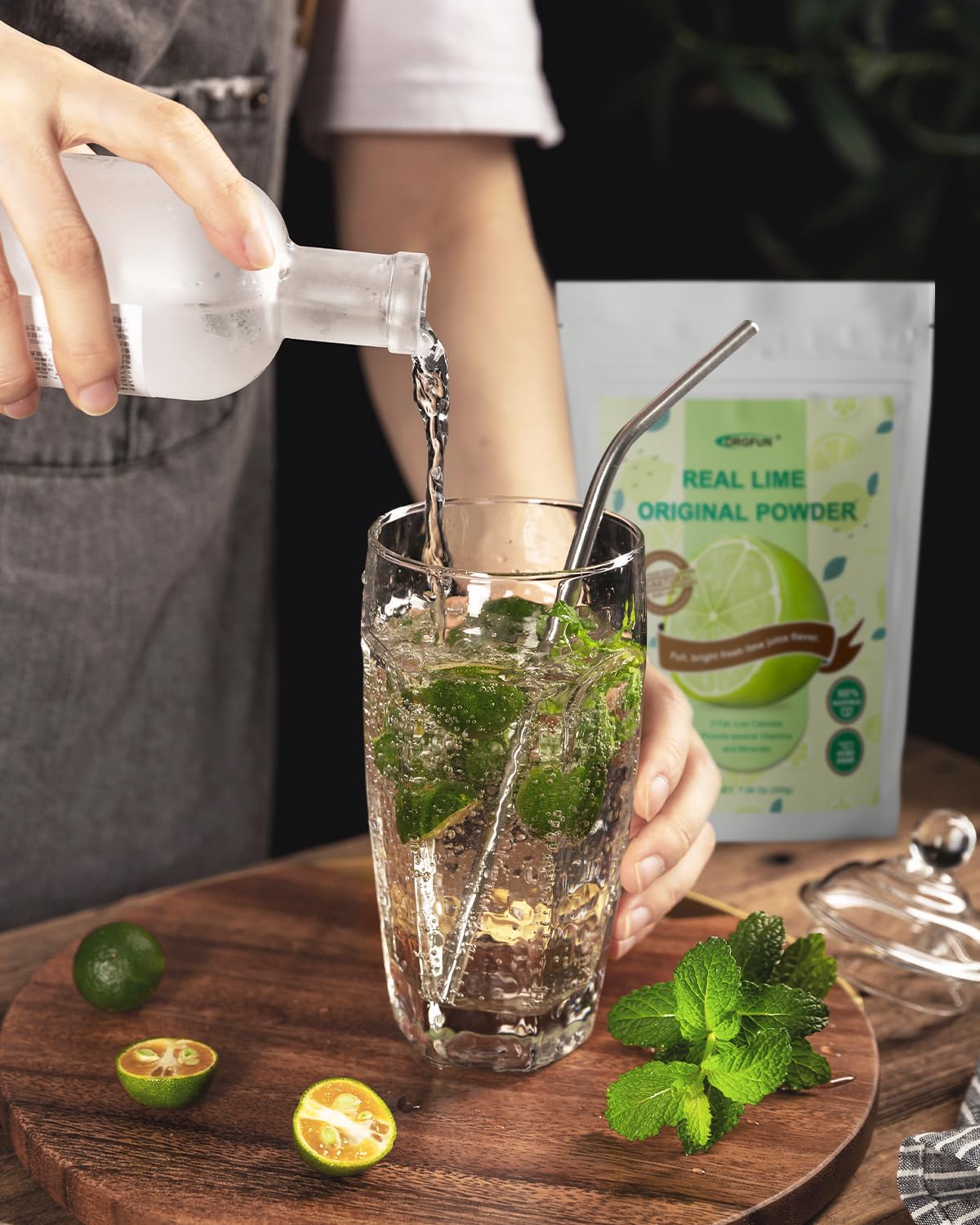 Freeze Dried Lime Powder for Cocktails, Drinks, Smoothies & Cooking - 7.06 Oz - Espot.com.au