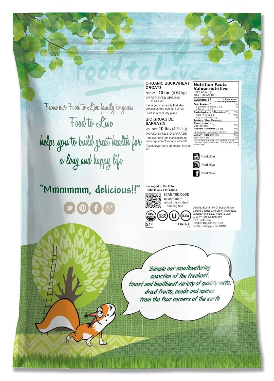 organic-whole-grain-buckwheat-groats---10-pounds-non-gmo-kosher-raw-vegan---bulk-buckwheat-cereal-by-food-to-live-2