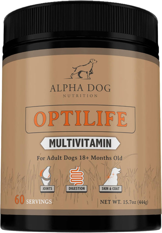 alpha-dog-nutrition-optilife-dog-multivitamin-powder---60-servings---adult-dog-supplement-with-probiotics-allergy-joint-skin-coat-support---dog-vitamins-and-supplements-1