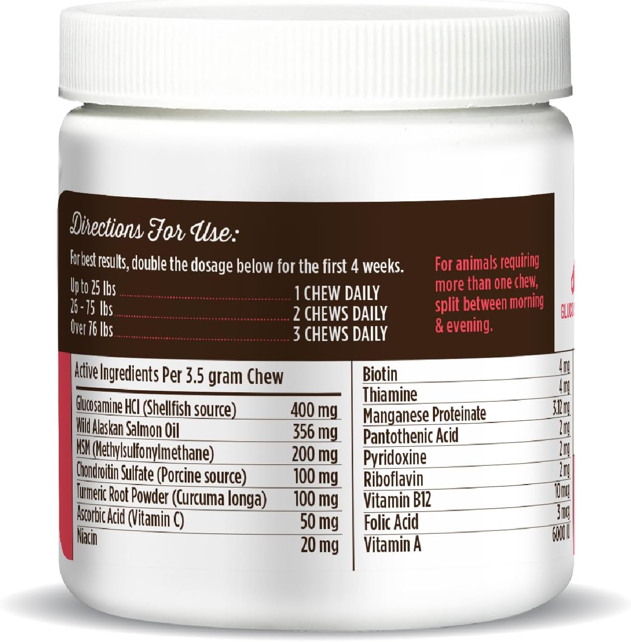 vetpro-complete-multivitamin-dog-supplement---60-count-chew-with-glucosamine-vitamins-enzymes-for-joint-health-immune-support-allergies-6