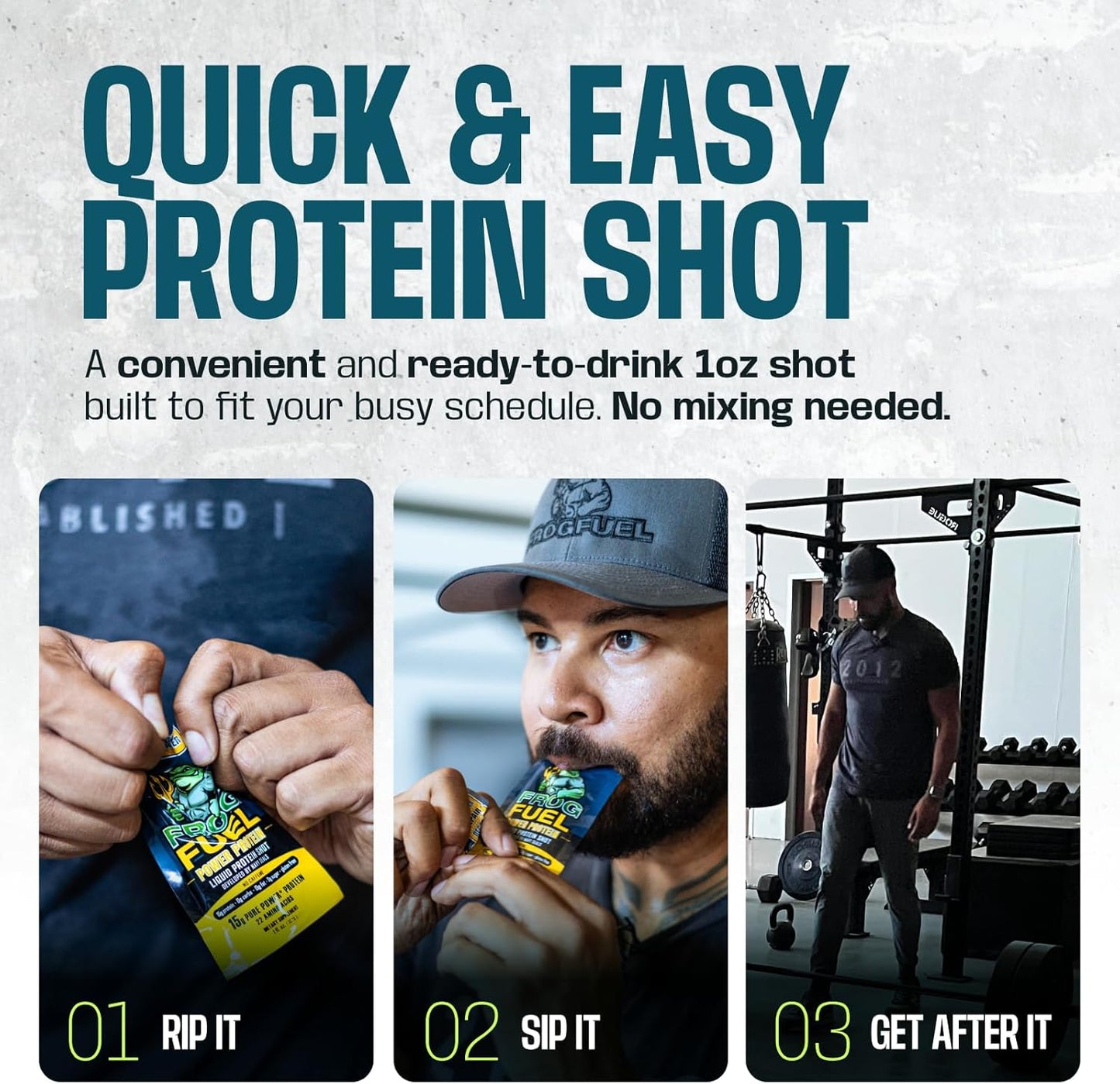 Berry Frog Fuel Power Regular Protein Shot - 15g Nano-Hydrolyzed Grass Fed Collagen, Post Workout, Gluten Free, Fat & Sugar Free, 22 Amino Acids, 0 Carbs - 24 Pack of 1 oz Packets - Espot.com.au