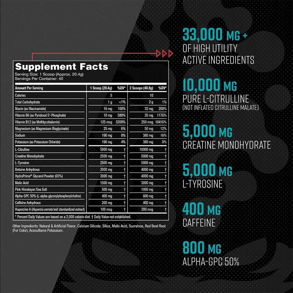 gorilla-mind-gorilla-mode-pre-workout-supplement---enhanced-energy-focus-and-power---l-citrulline-creatine-l-tyrosine-betaine-alpha-gpc-huperzine-a---orange-rush-flavor---796g-6