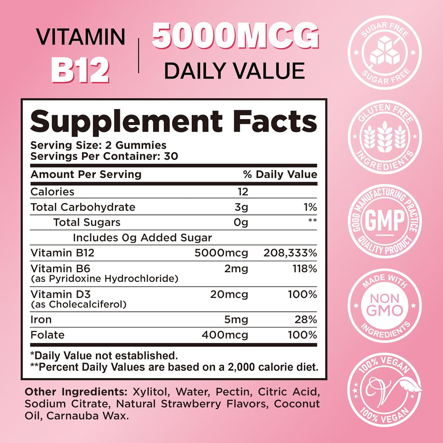 5000mcg-methyl-b12-gummies-with-vitamin-b6-d3-iron-folate-for-adults---energy-metabolism-boost-mood-support-immune-nervous-system---sugar-free-strawberry-gummies-for-women-men-2