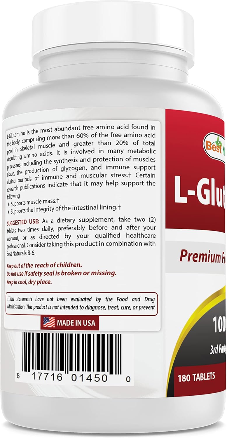 high-quality-l-glutamine-1000-mg-tablets---360-count---pack-of-2---natural-amino-acid-supplement-for-muscle-recovery-and-immune-support-6