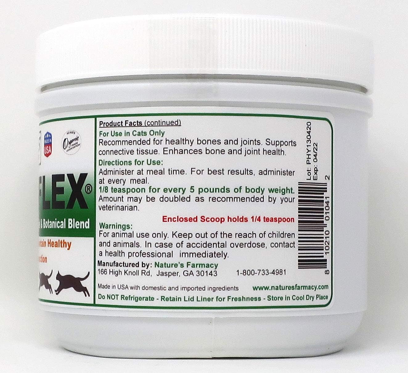 8oz-catzymes-phyto-flex-with-glucosamine-chondroitin-msm-hyaluronic-acid---joint-support-supplement-for-cats-3