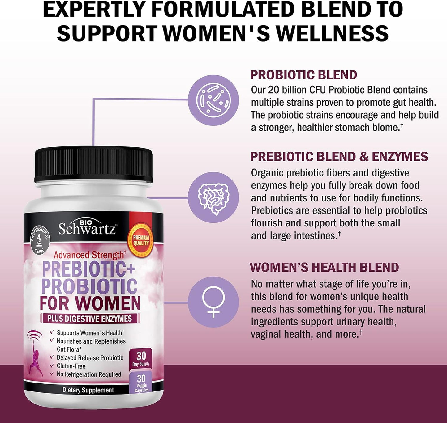 womens-prebiotic-probiotic-supplement-for-gut-vaginal-immune-health---with-black-cohosh-red-clover---whole-food-digestive-enzymes---lactobacillus-probiotic-capsules---30-count-4