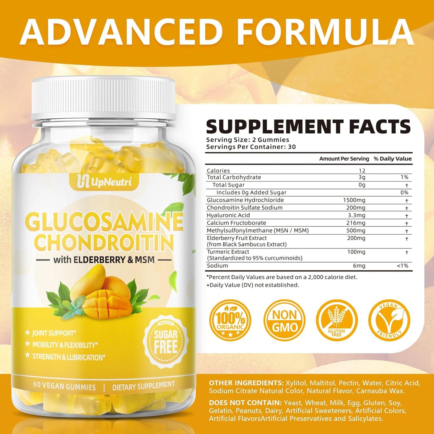 extra-strength-upneutri-sugar-free-glucosamine-chondroitin-gummies---joint-support-supplement-with-1500mg-glucosamine-chondroitin-msm-elderberry-and-turmeric-for-men-women---move-free-joint-health-formula-2