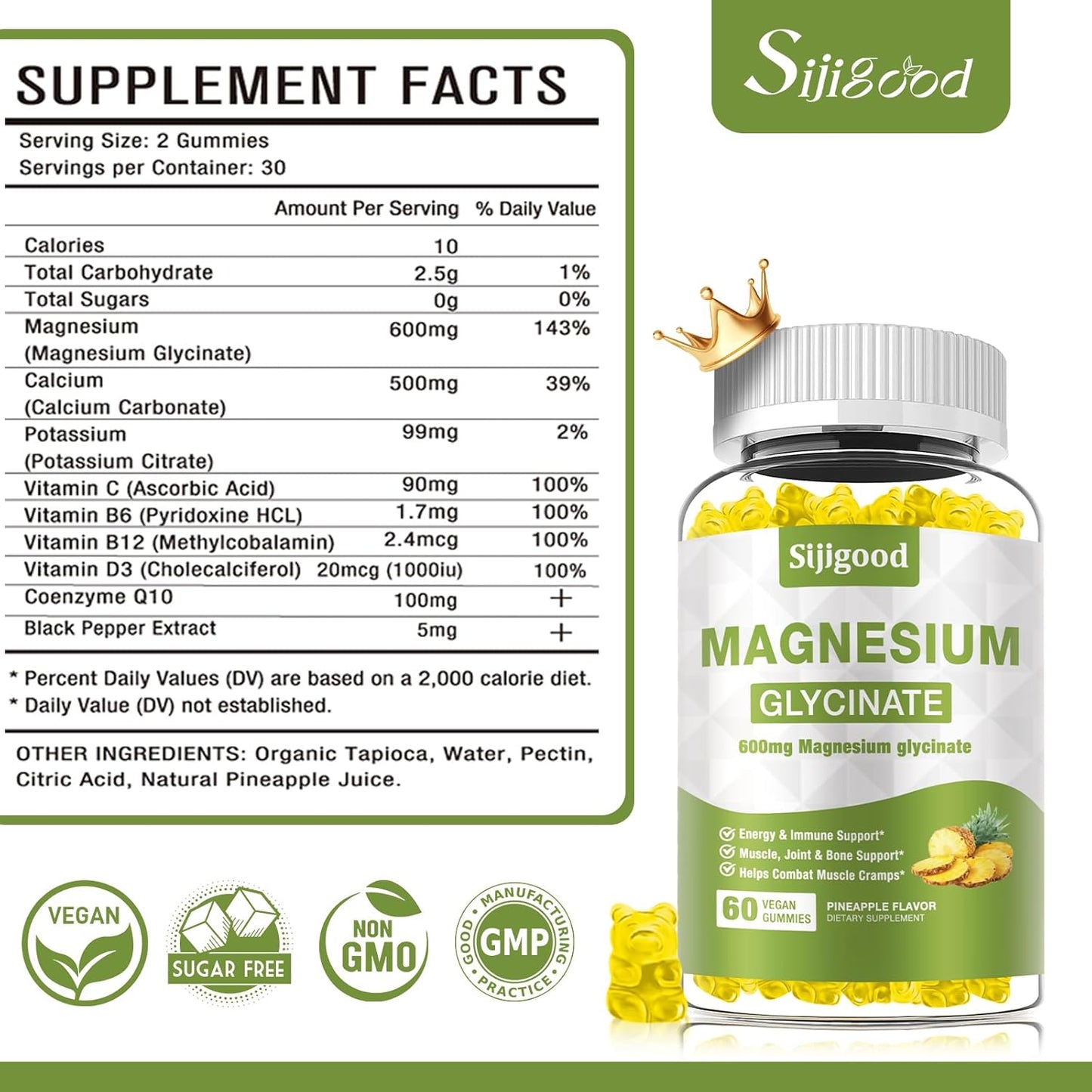 sugar-free-magnesium-glycinate-gummies-for-relaxation-sleep-support---600mg-magnesium-potassium-supplement-with-vitamin-c-b6-and-coq10---pineapple-flavor---60-count-2