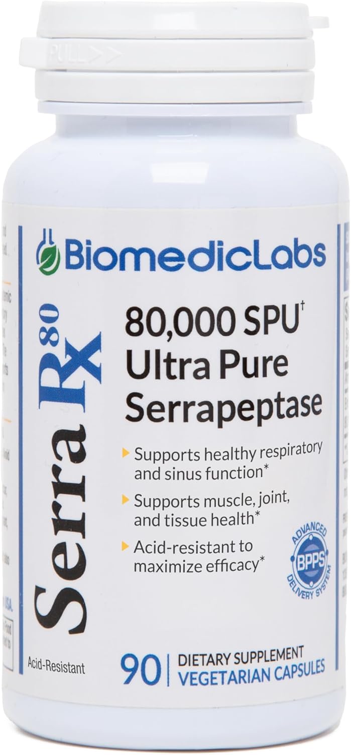 biomedic-labs-rx-serra-rx-80000-spu-serrapeptase---vegan-enzyme-for-sinus-lung-health-non-gmo-gluten-free---90-veg-capsules-1