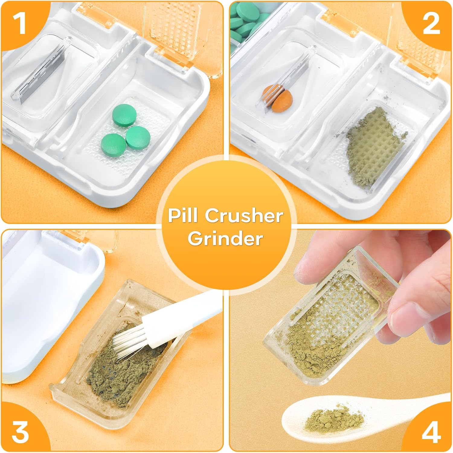 portable-3-in-1-pill-cutter-grinder-and-holder---easy-cutting-and-crushing-for-small-to-large-pills---vitamin-tablet-splitter-for-elderly-kids-and-pets---toplive-white-5