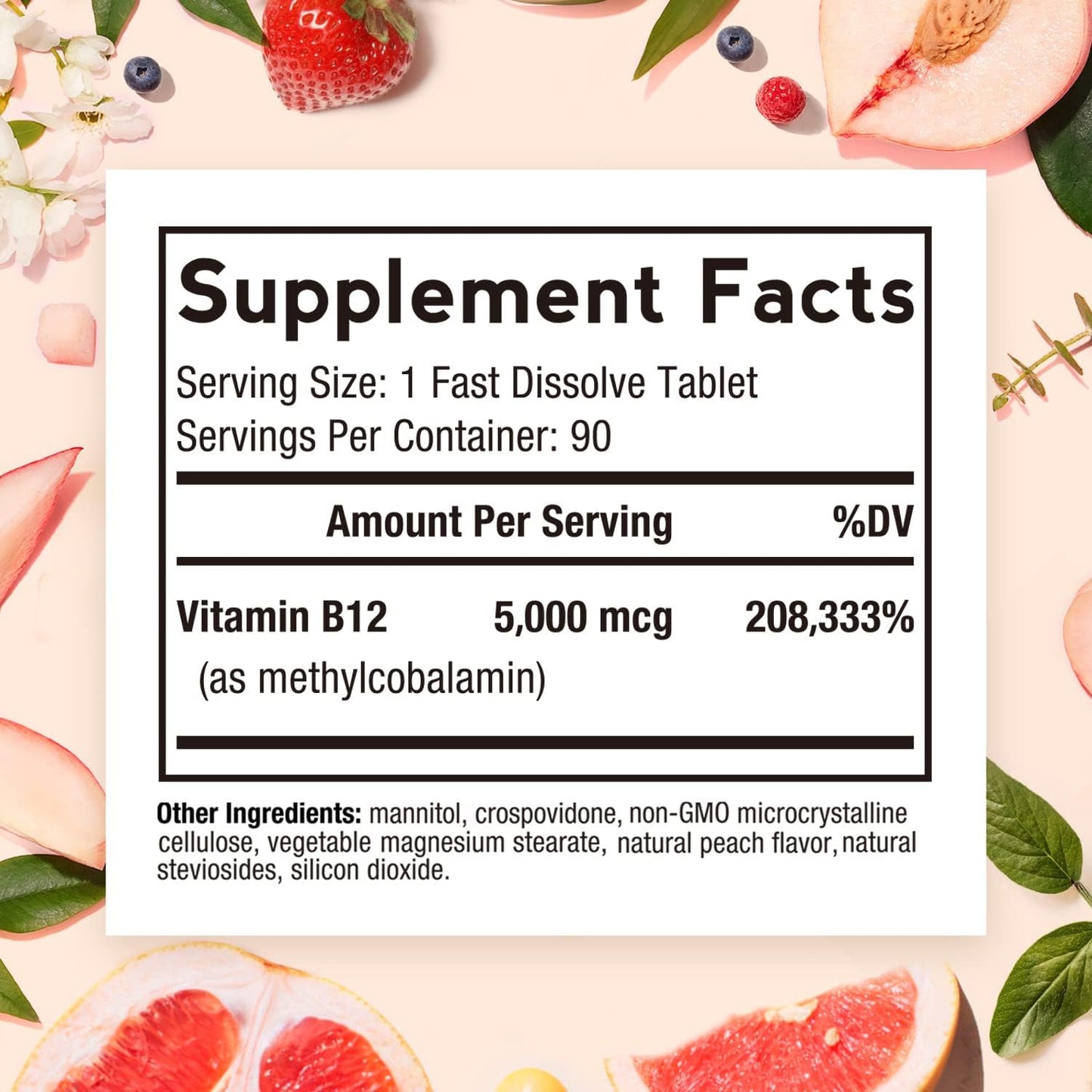 vegan-vitamin-b12-methylcobalamin-fast-dissolve-tablets-5000-mcg-for-energy-nervous-system-support-natural-peach-flavor---90-count-2