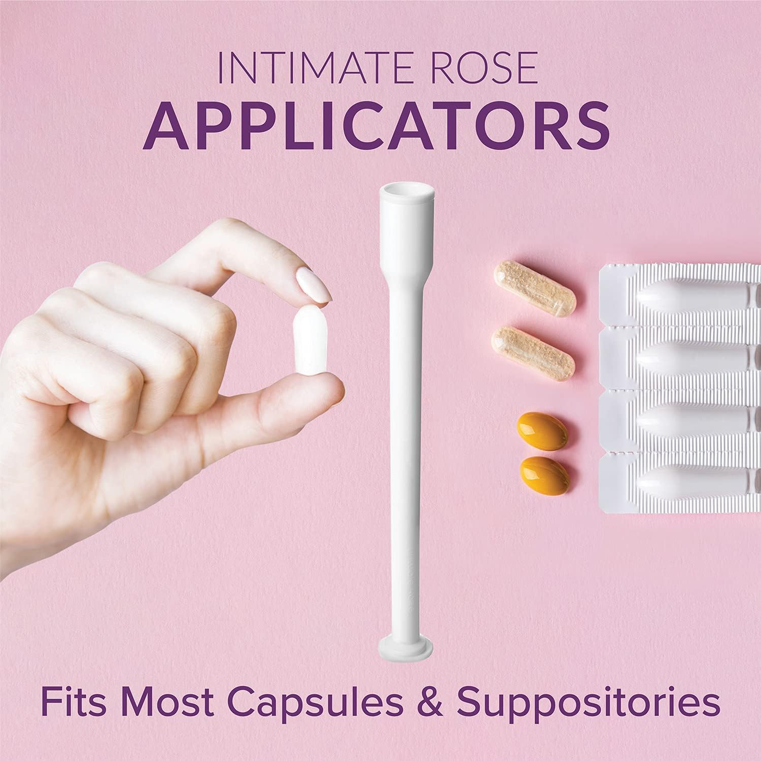 intimate-rose-vaginal-suppository-applicator---15-count-fits-most-boric-acid-suppositories-individually-wrapped-4