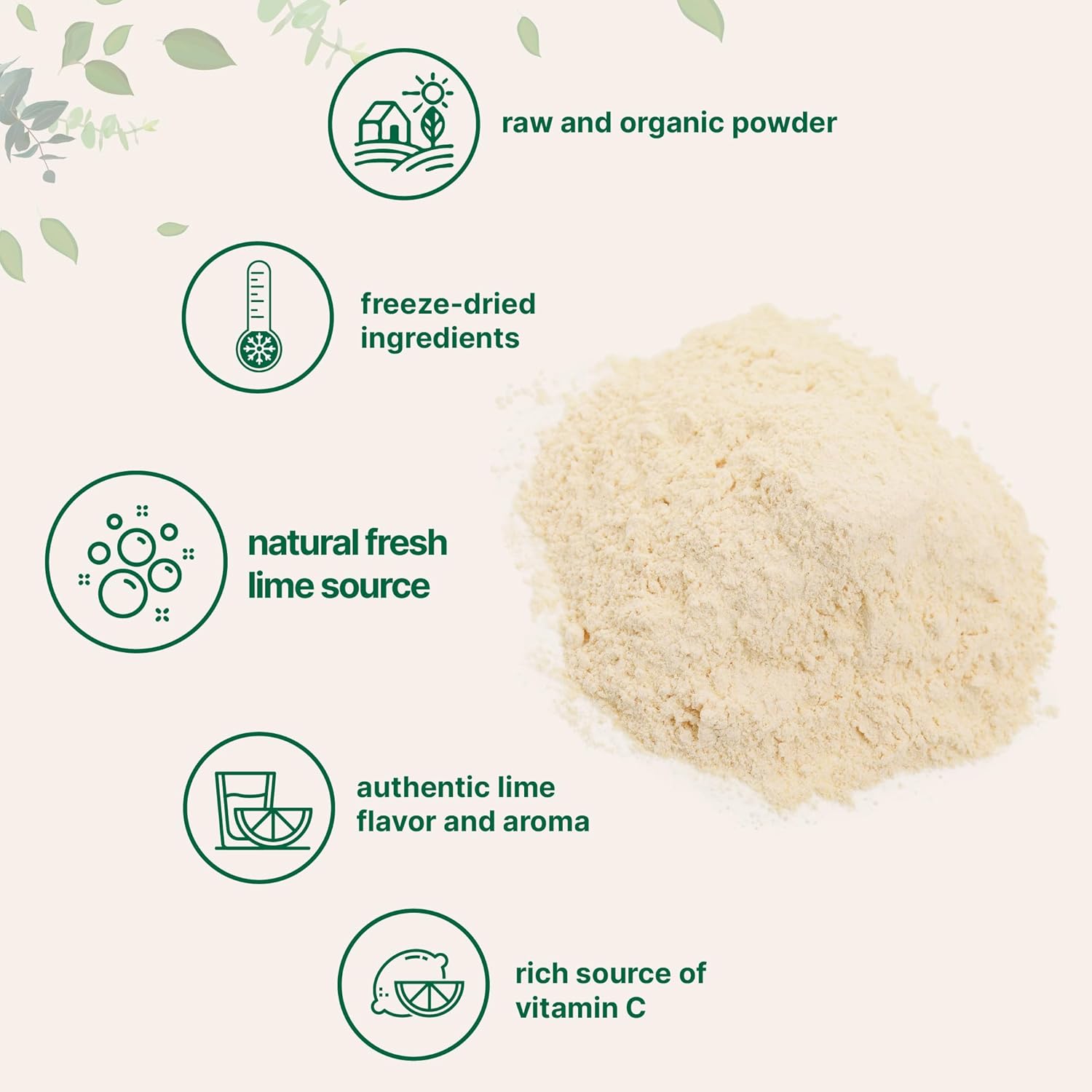 organic-lime-powder---15lbs-of-100-natural-freeze-dried-fruit-powder---no-sugar-or-additives---ideal-for-drinks-smoothies-beverages---non-gmo-vegan-friendly-3
