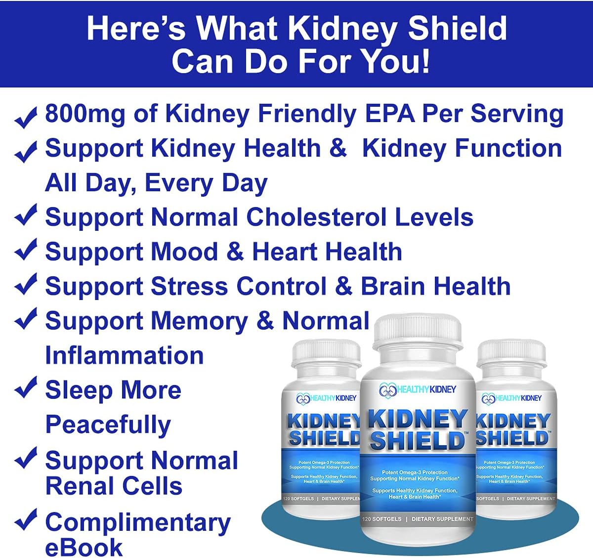 Bundle of Kidney Restore & Kidney Shield for Cleanse, Support, & Health - Espot.com.au