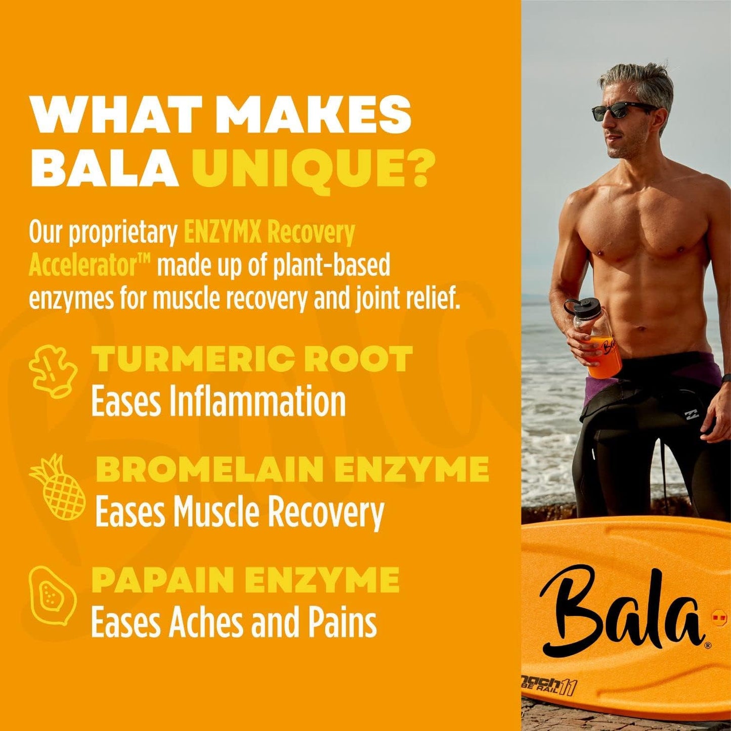 bala-turmeric-enzyme-electrolyte-powder-packets---sugar-free-keto-hydration-mix-for-post-workout-muscle-recovery-gut-health-immune-joint-support---natural-flavors---10-pack-4