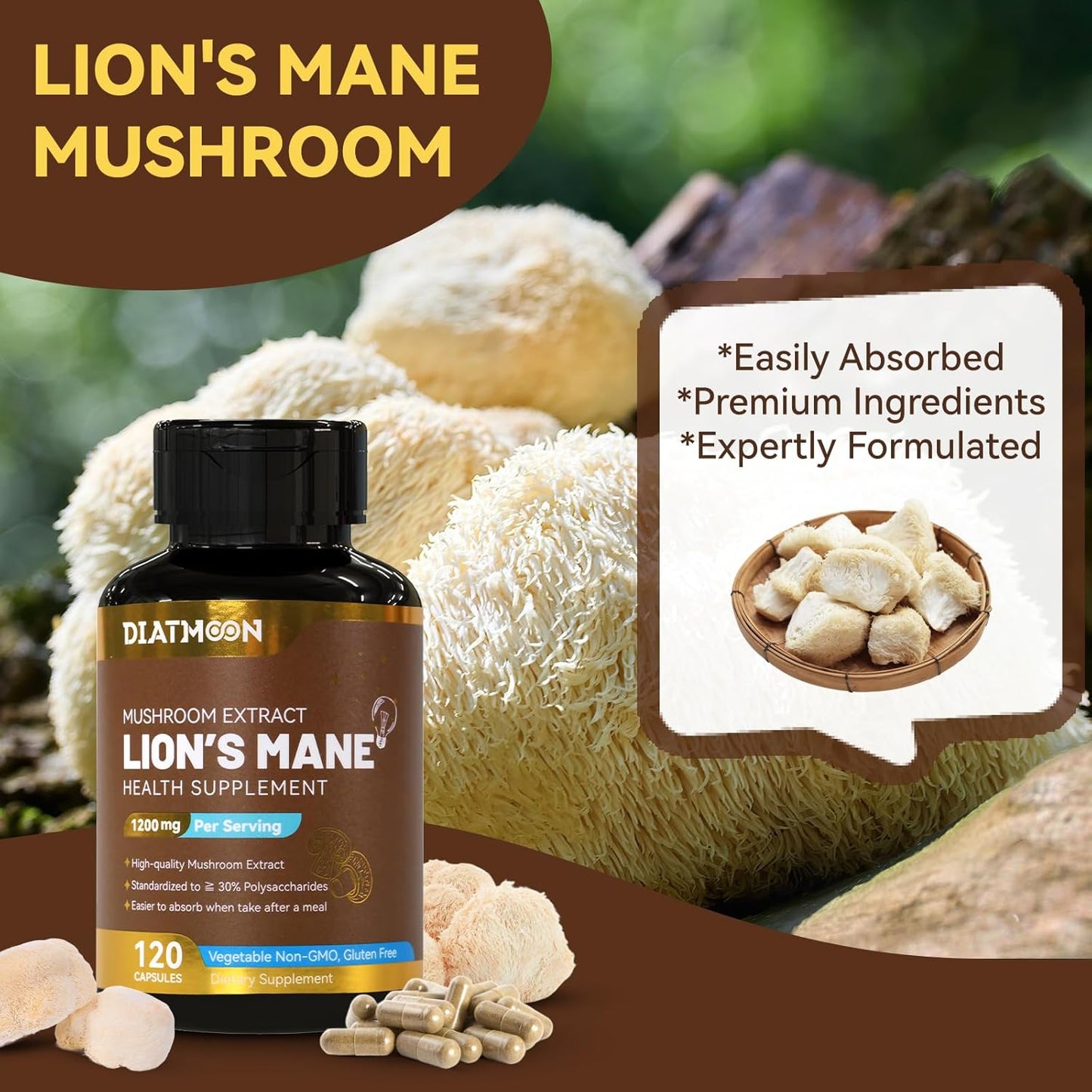 lions-mane-mushroom-supplement-capsules-1200mg---brain-immune-support---non-gmo-non-gluten-vegan---120-count-4