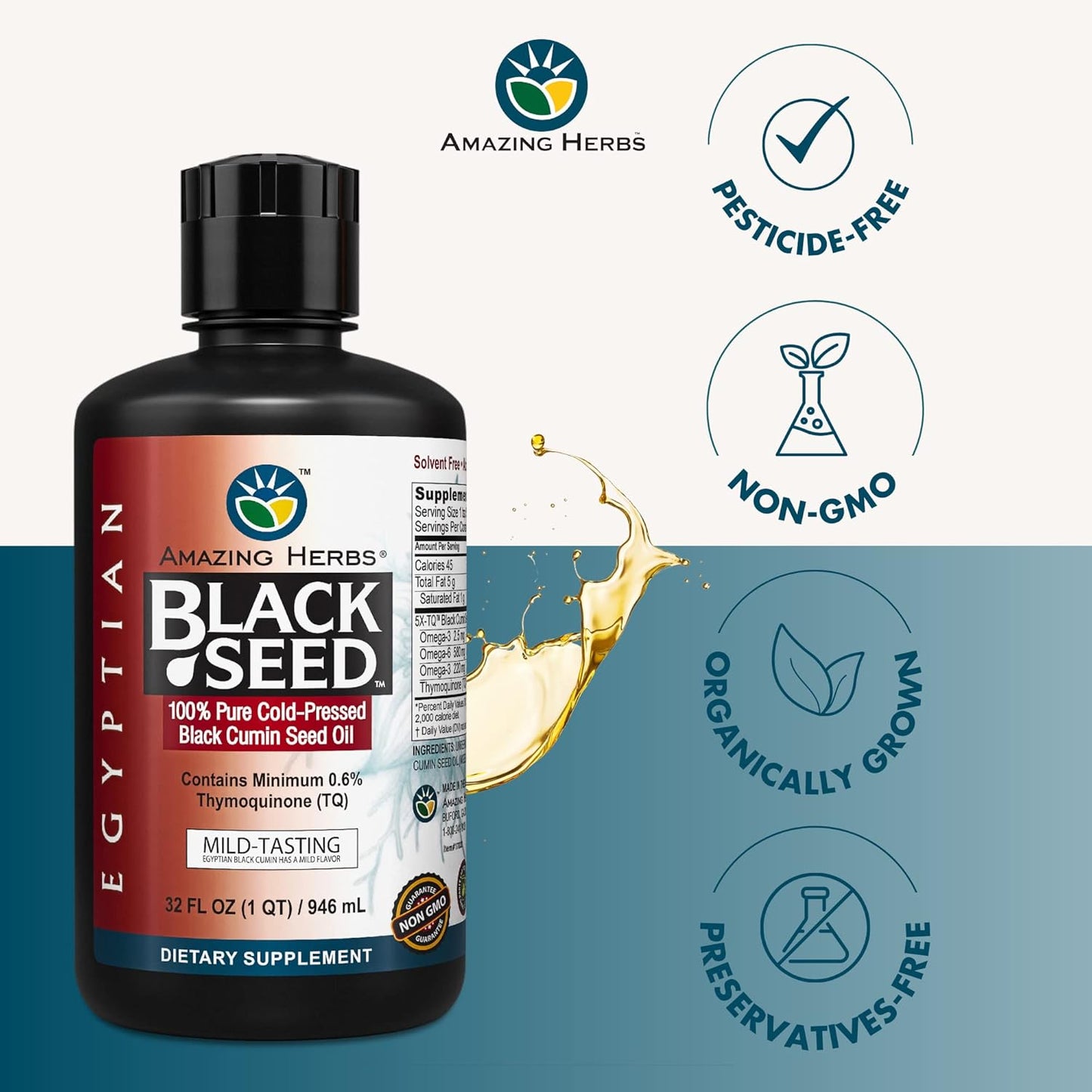 organic-cold-pressed-black-seed-oil---32-fl-oz-bottle---gluten-free-non-gmo---supports-digestive-health-immune-system-brain-function---mild-flavor-3