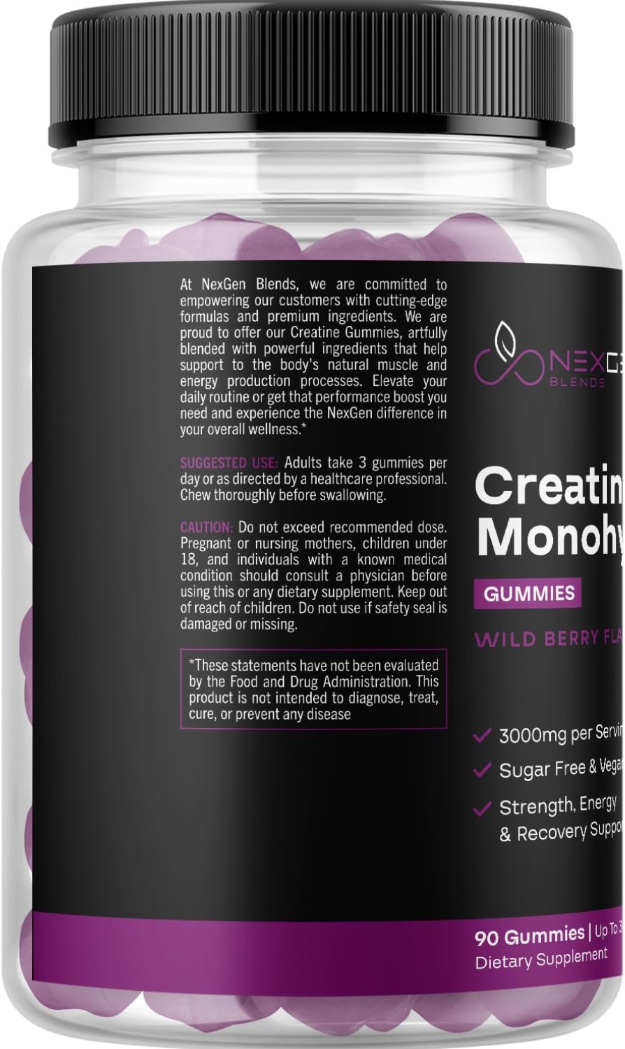 wild-berry-flavor-sugar-free-creatine-gummies---vegan-3000mg-creatine-chews-for-energy-recovery---gluten-free-non-gmo---30-servings-5