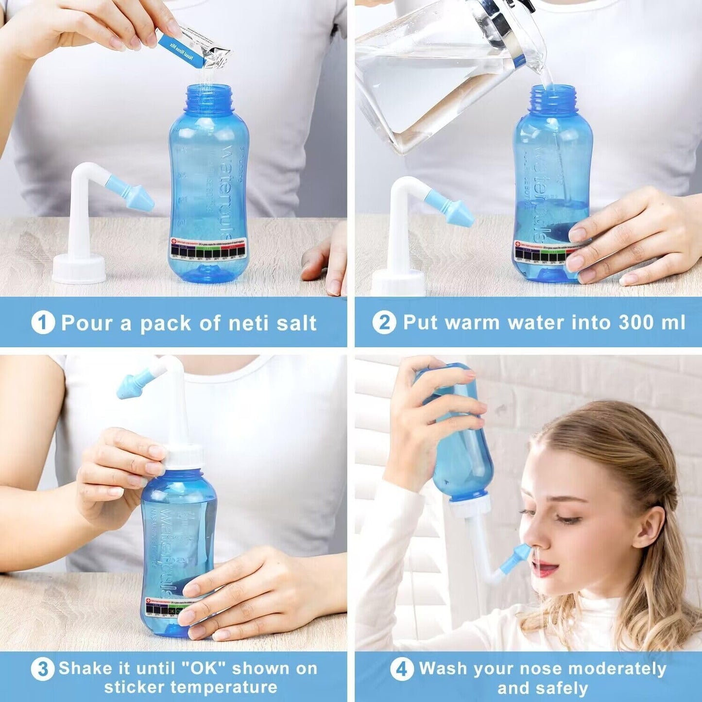 blue-maoever-neti-pot-with-90-salt-packets-for-sinus-rinse---300-ml-nose-wash-cleaner-for-adults-kids---bpa-free---includes-sticker-thermometer-6