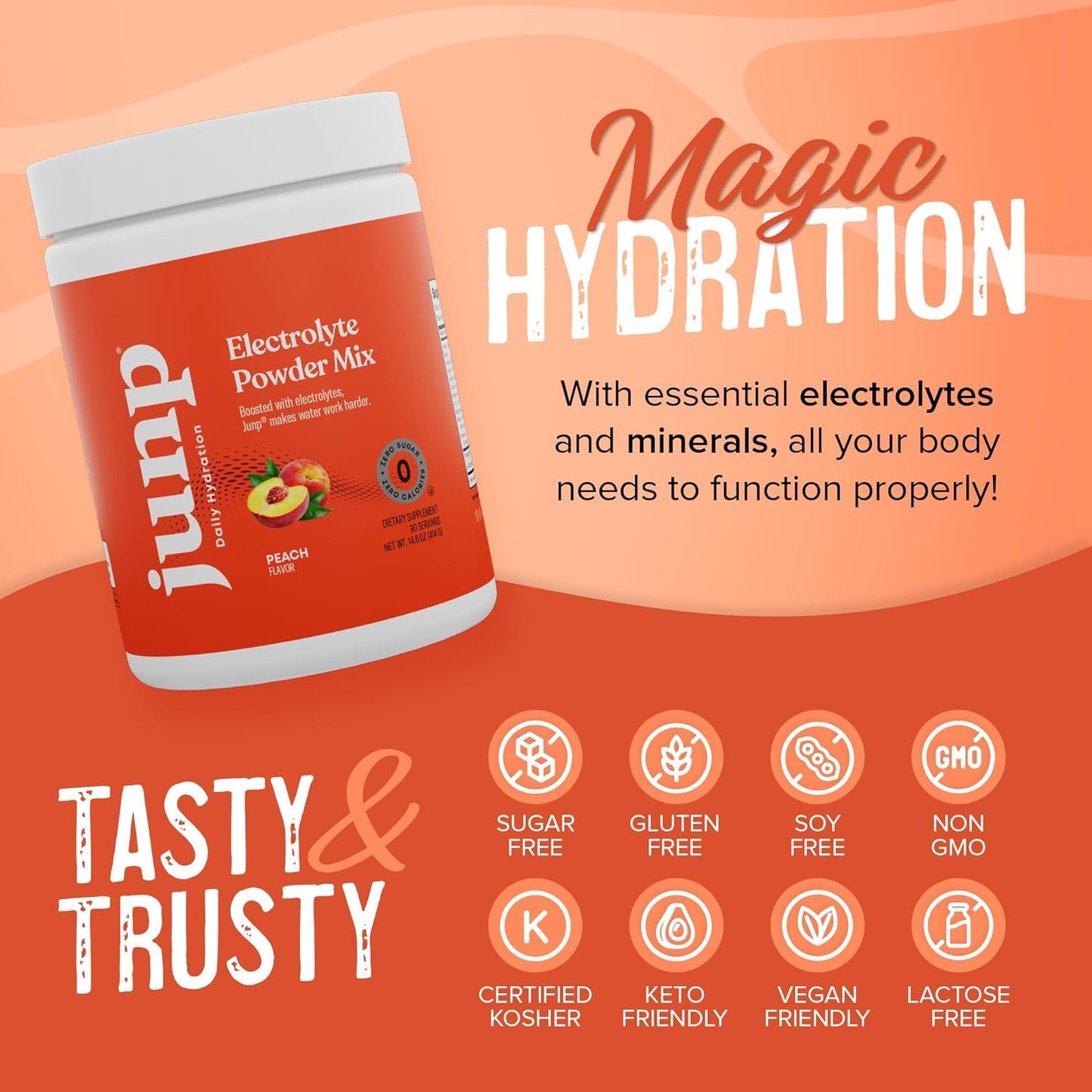 orchard-fresh-juicy-peach-keto-electrolyte-drink-mix---sugar-free-powder-with-potassium-salt-for-hydration-zero-calorie-no-carbs---90-servings-6