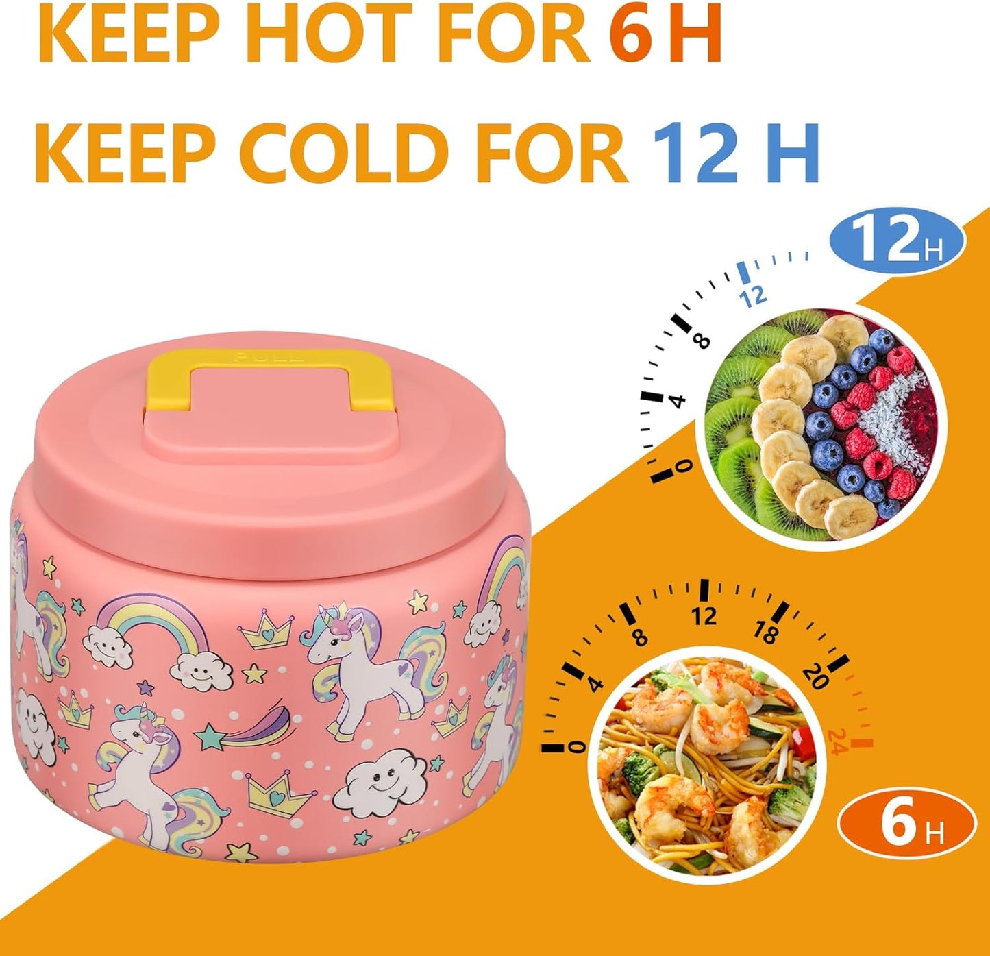 8oz-kids-thermo-stainless-steel-lunch-container-for-hotcold-food---easy-open-wide-mouth-perfect-for-preschool-travel---pink-unicorns-3