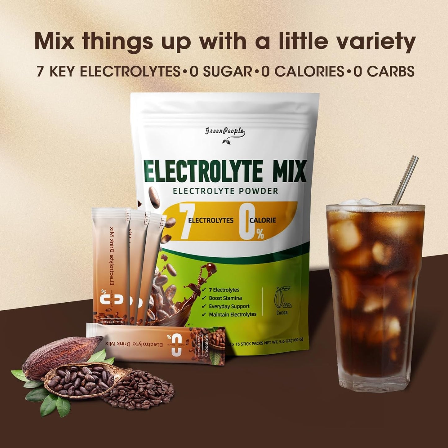 zero-sugar-electrolyte-powder-mix---cocoa-flavor---7-electrolytes---vegan-non-gmo---16-packets-for-hydration-3