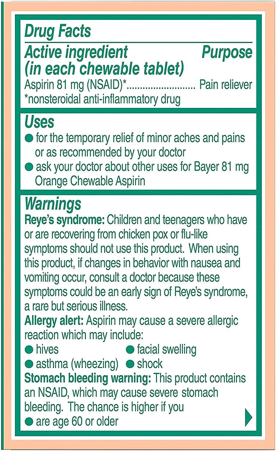 bayer-81mg-chewable-aspirin-orange-tablets---36-count-pack-of-4---pain-relief-and-heart-health-support-4