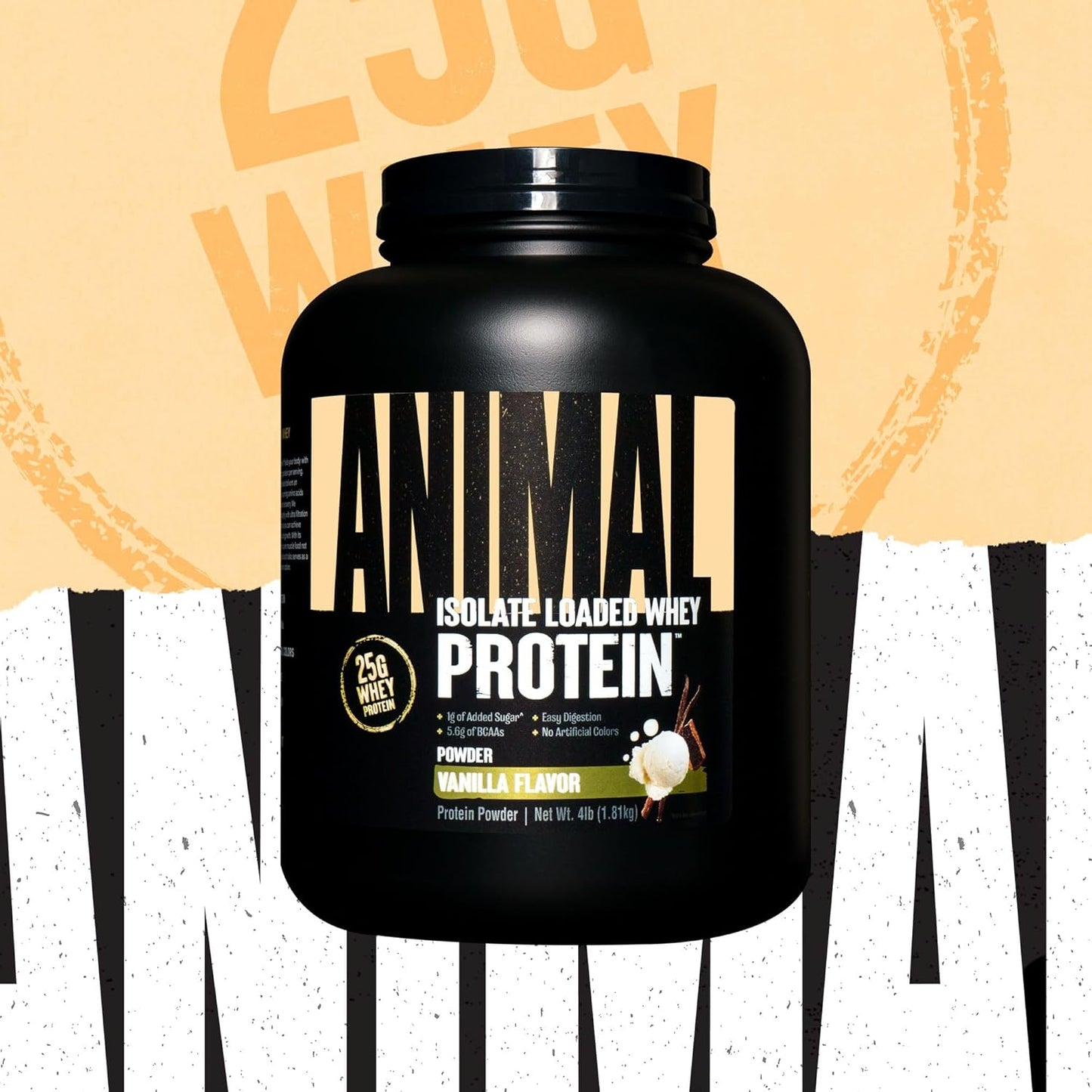 vanilla-animal-whey-isolate-protein-powder---ideal-muscle-builder-and-recovery-supplement-with-digestive-enzymes---25g-protein-low-sugar---4-lbs-for-men-women-3