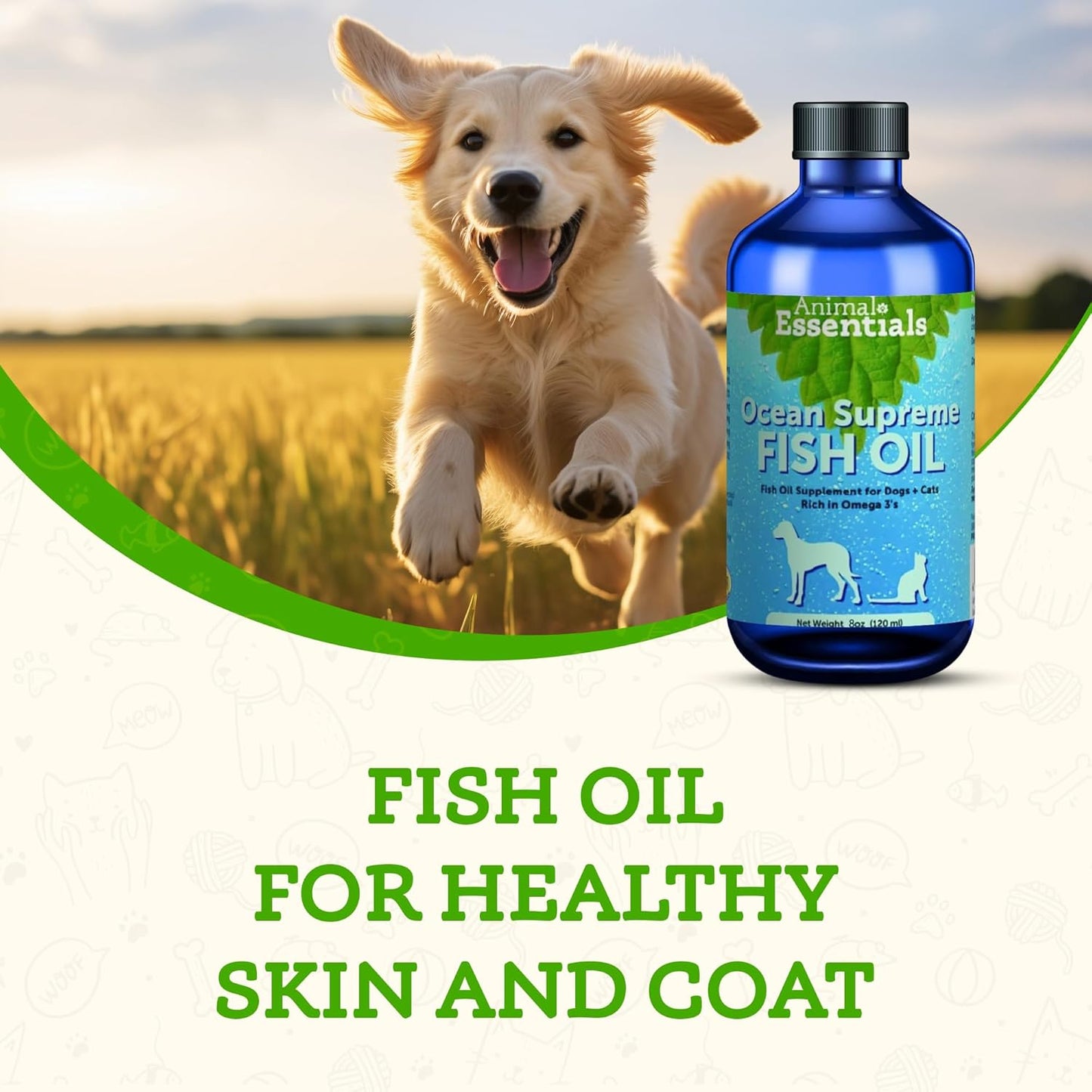ocean-supreme-fish-oil-liquid-supplement-for-dogs-cats---8-oz---rich-in-omega-3-for-skin-and-coat-health---human-grade-herbs-included-5