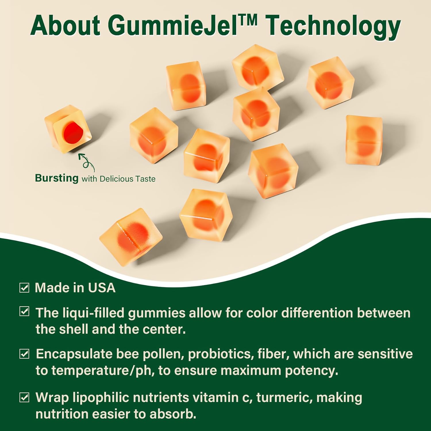 organic-bee-pollen-gummies-with-probiotics-prebiotics-turmeric---digestive-health-weight-support---b-vitamins-antioxidants-amino-acids---1000mg-7