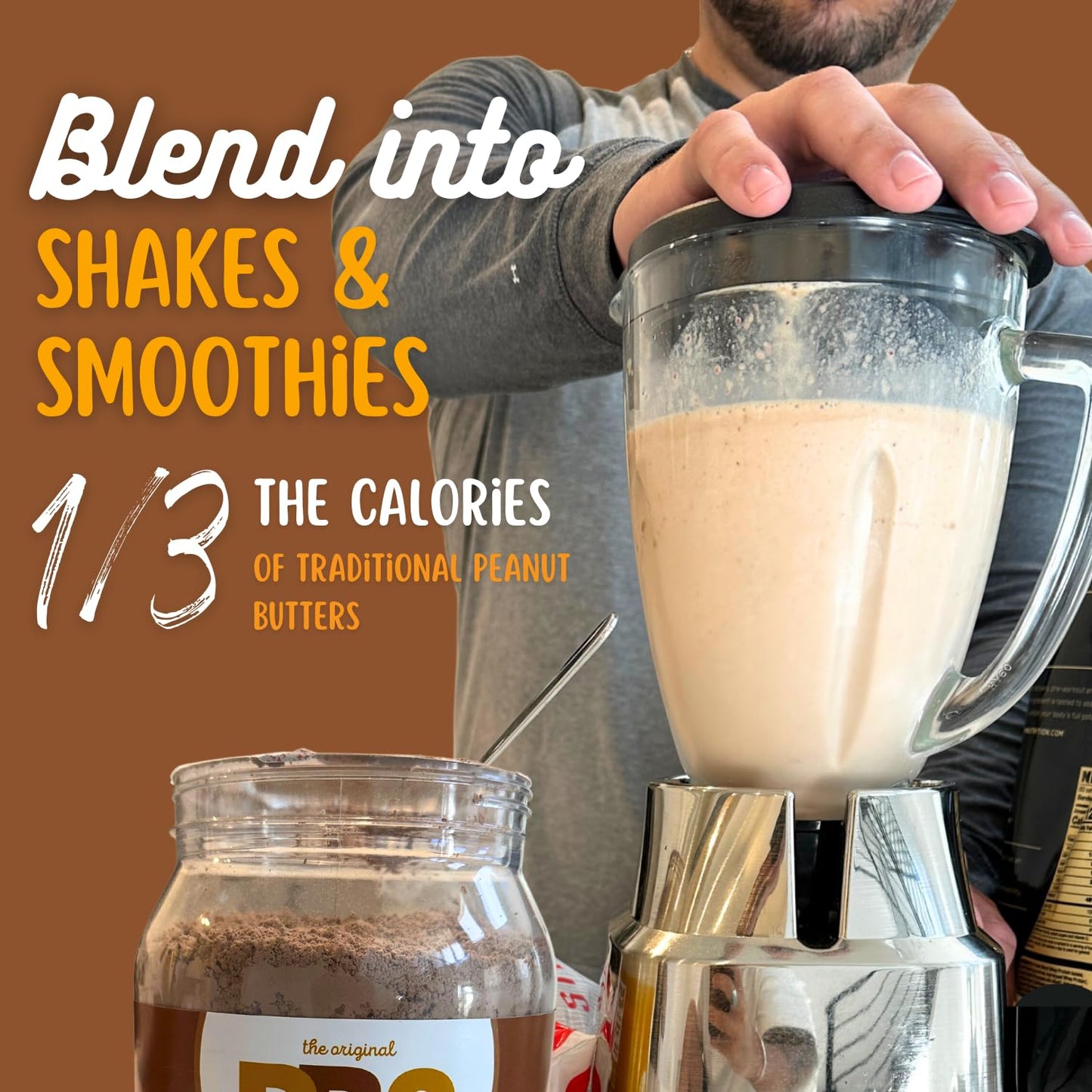 chocolate-peanut-butter-powder-with-cocoa---4g-protein-90-less-fat-gluten-free-50-calories---ideal-for-shakes-smoothies-low-carb-keto-diets-5