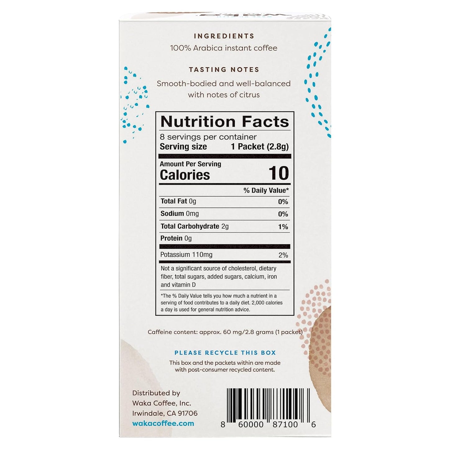 waka-coffee-instant-coffee-packets---medium-roast-100-arabica-colombian-beans---freeze-dried-granules---no-additives---single-serve-for-hot-and-iced-coffees-8-pack-2