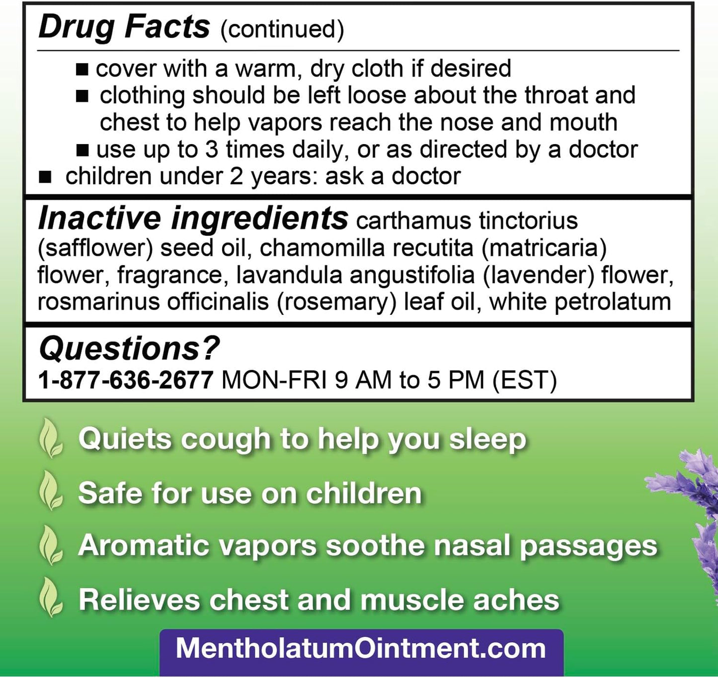 maximum-strength-mentholatum-nighttime-vaporizing-rub-with-lavender-scent---176-oz---soothing-topical-chest-rub-and-analgesic-ointment-for-cold-and-cough-relief-10