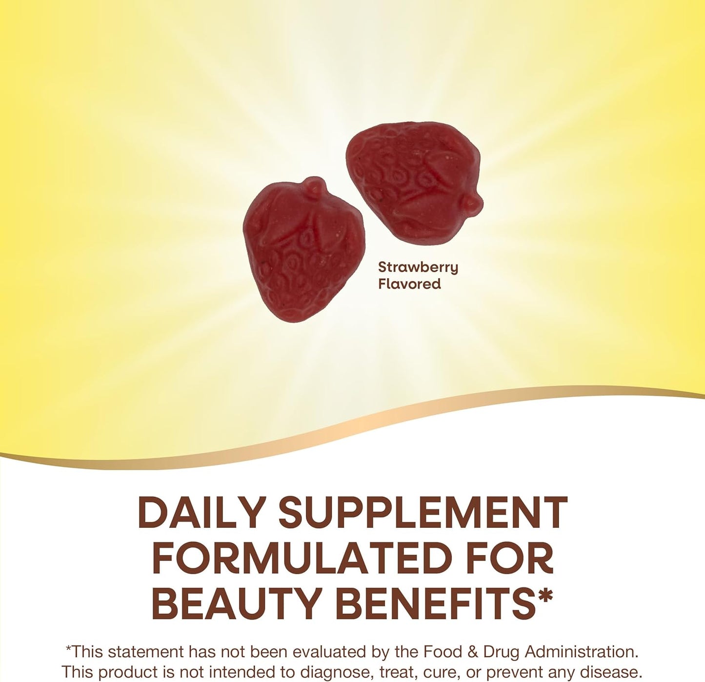 organic-alive-hair-skin-nails-gummies---beauty-formula-with-collagen-biotin-vitamins-c-e---strawberry-flavored---60-gummies-3